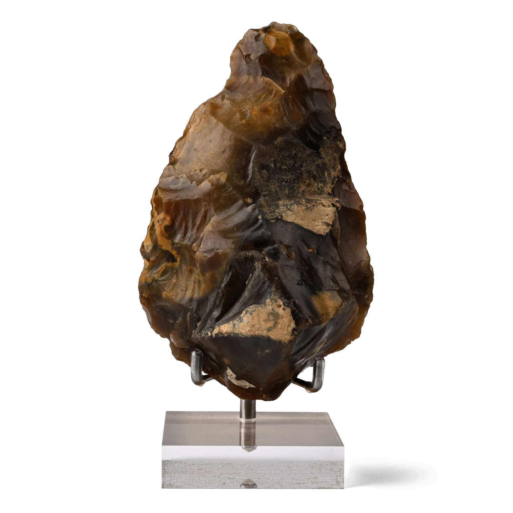 Stone Age Classic-Shaped Flint Handaxe