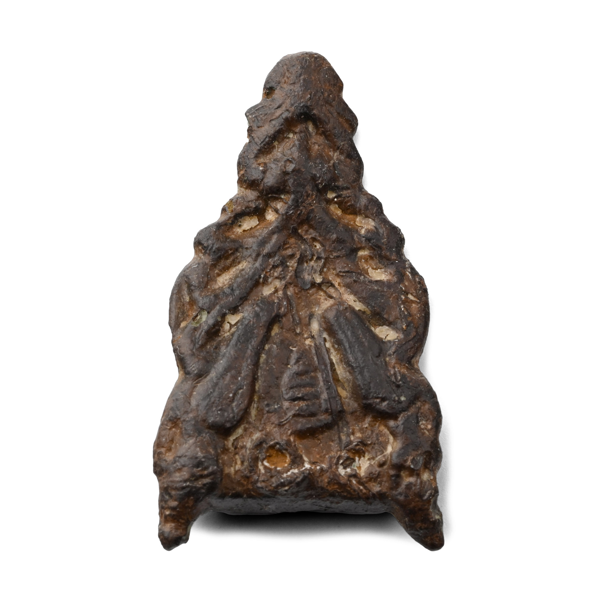 Anglo-Scandinavian Viking Bronze Stirrup Apex Mount
