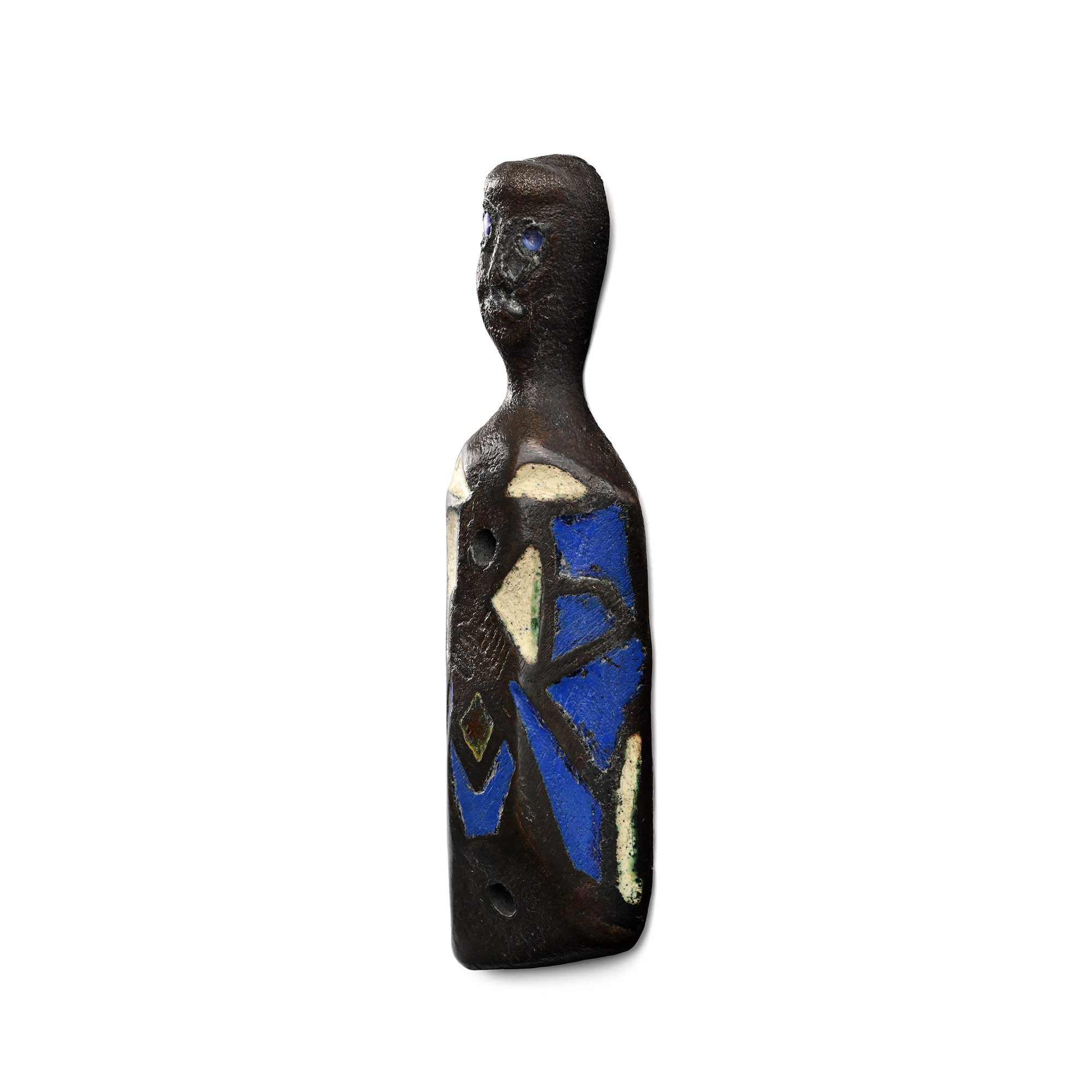 Medieval Gilt Bronze Limoges Saint Mount
