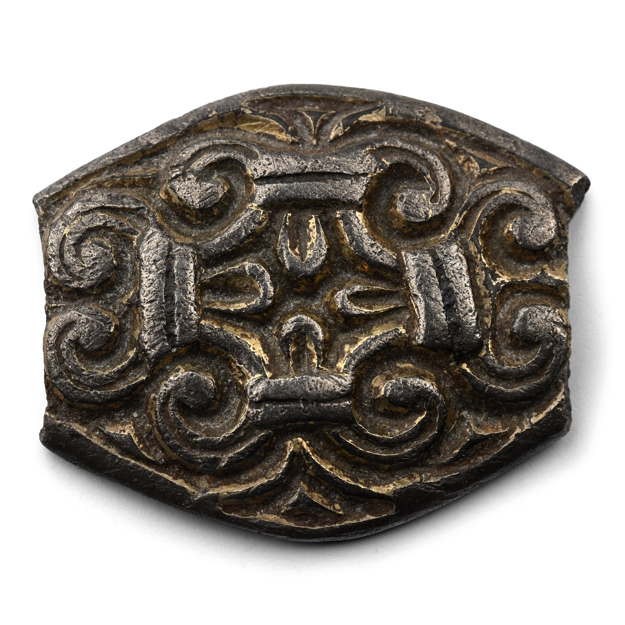 Viking Age Silver-Gilt Cross Cross Mount