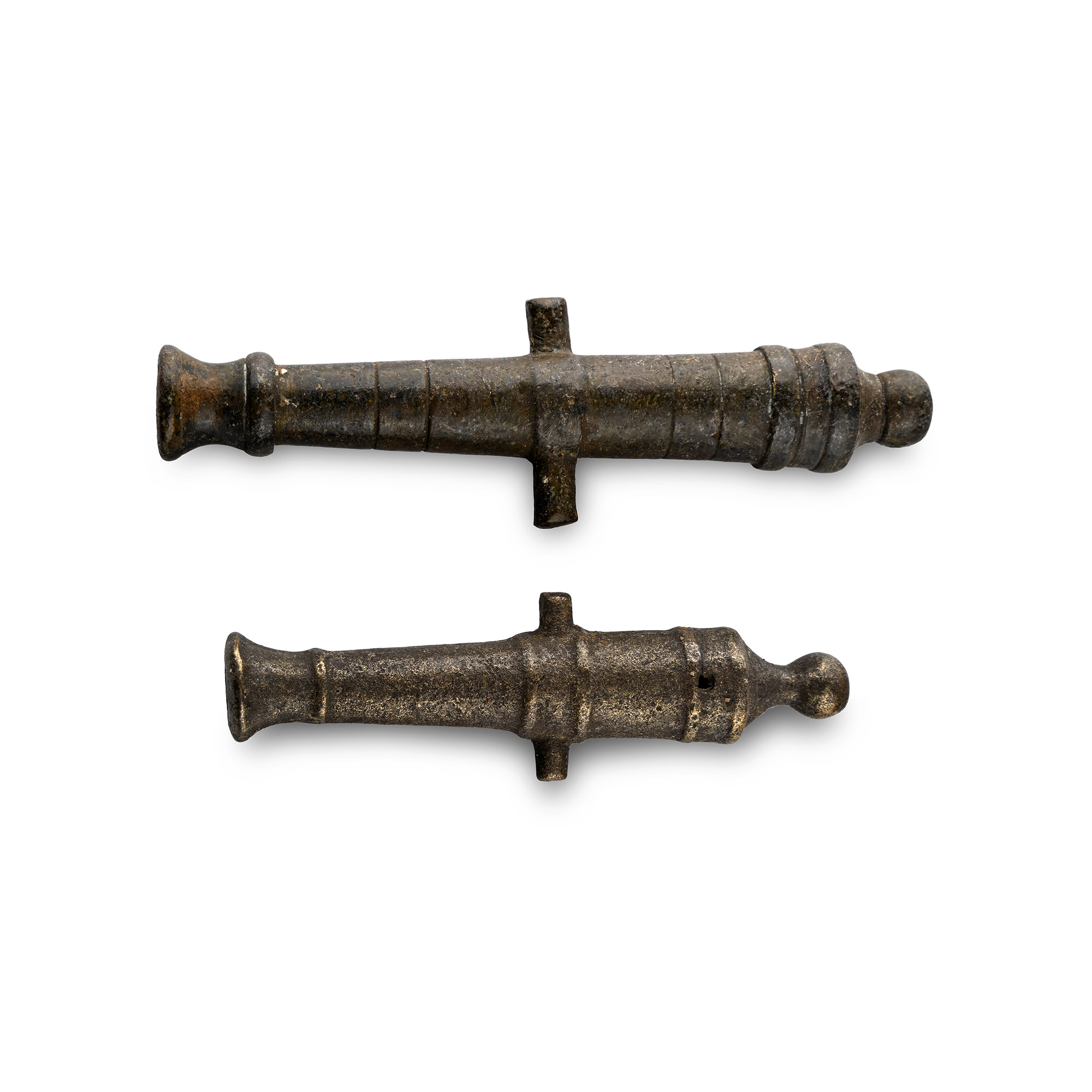 Georgian Bronze Toy Cannon Group