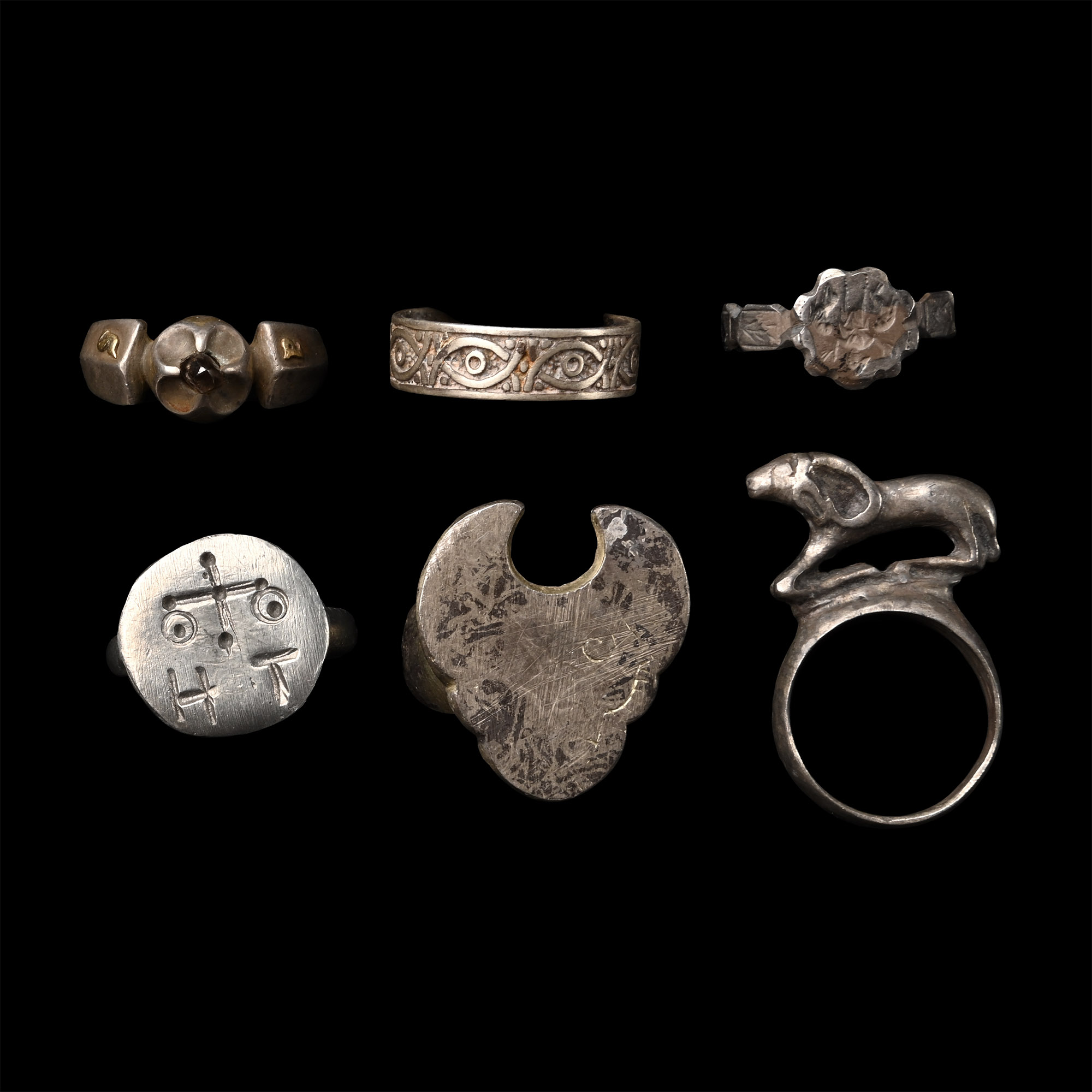 Mixed Silver Ring Collection