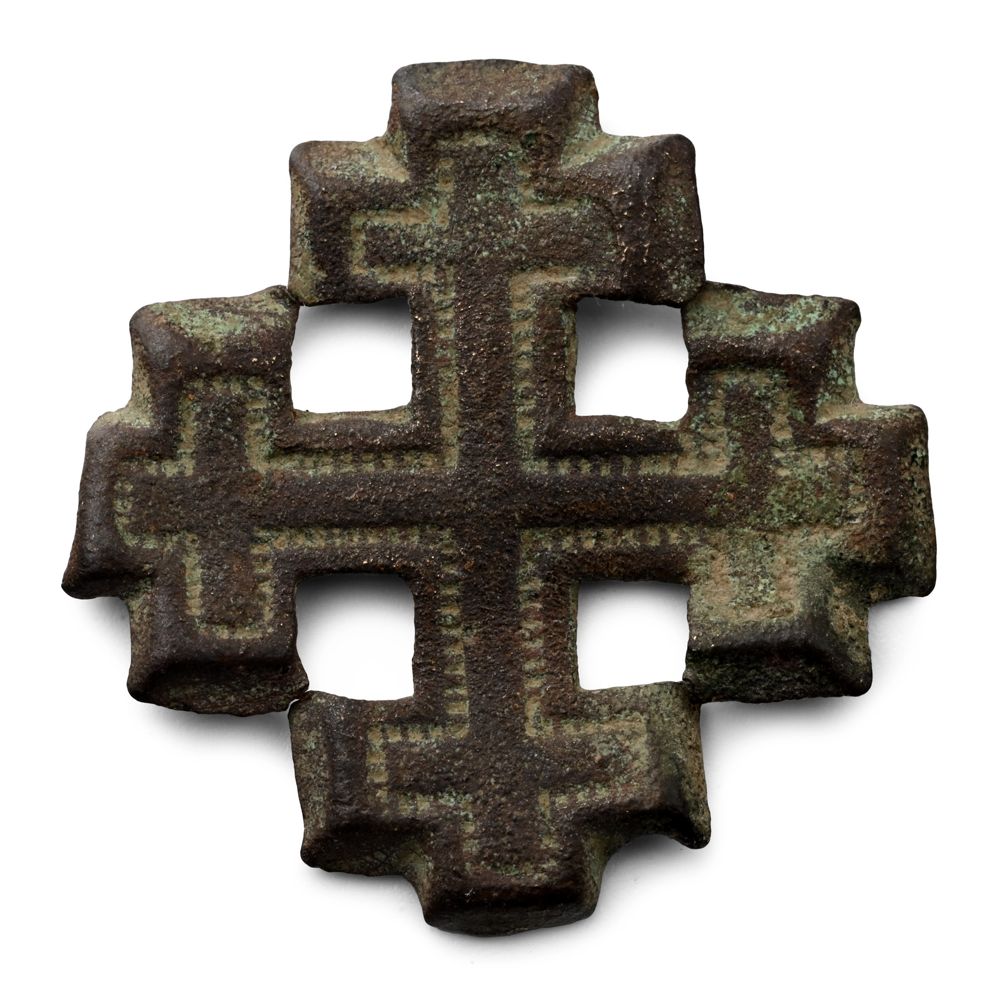 Medieval Bronze Knight's Holy Sepulchre Badge