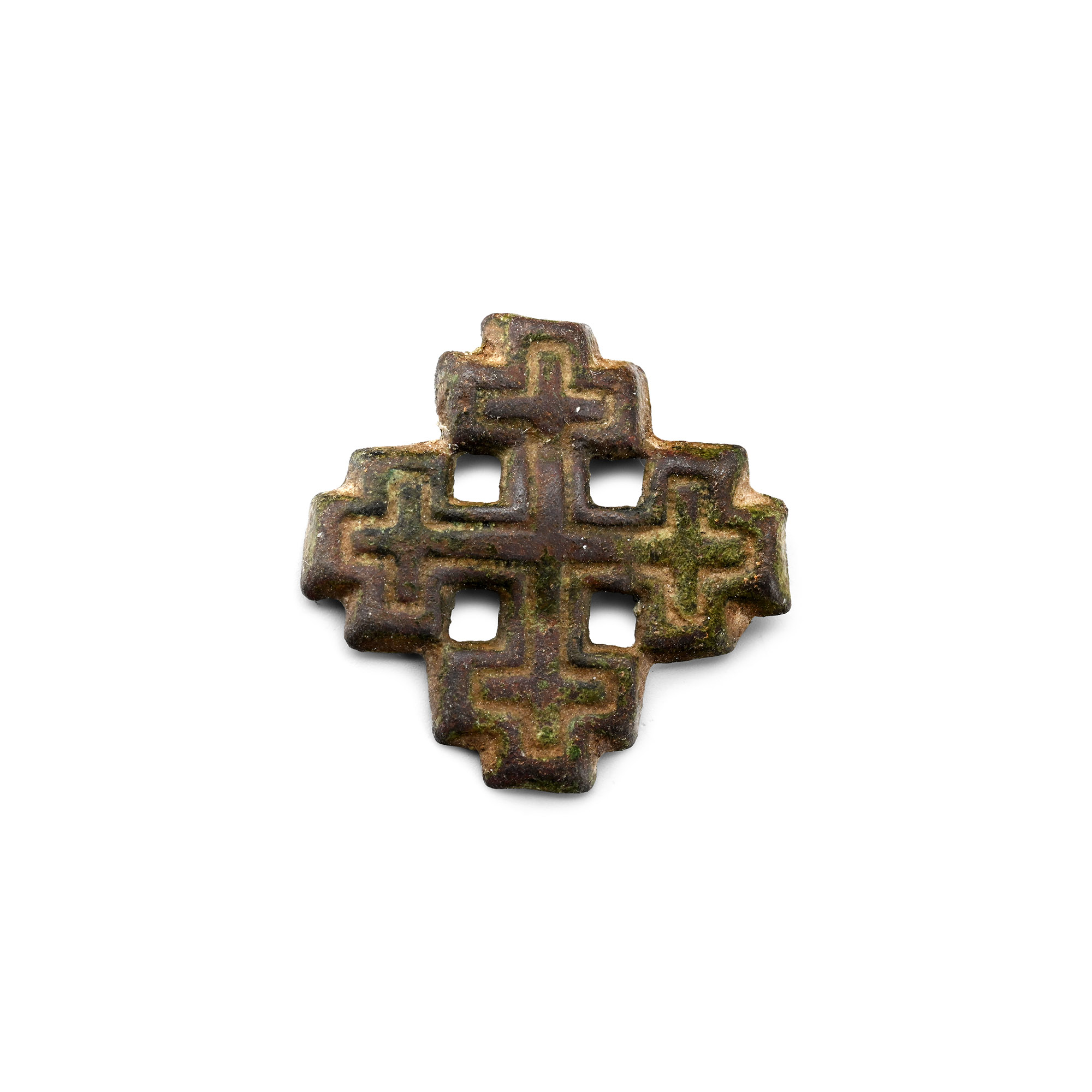 Medieval Bronze Knight's Holy Sepulchre Badge