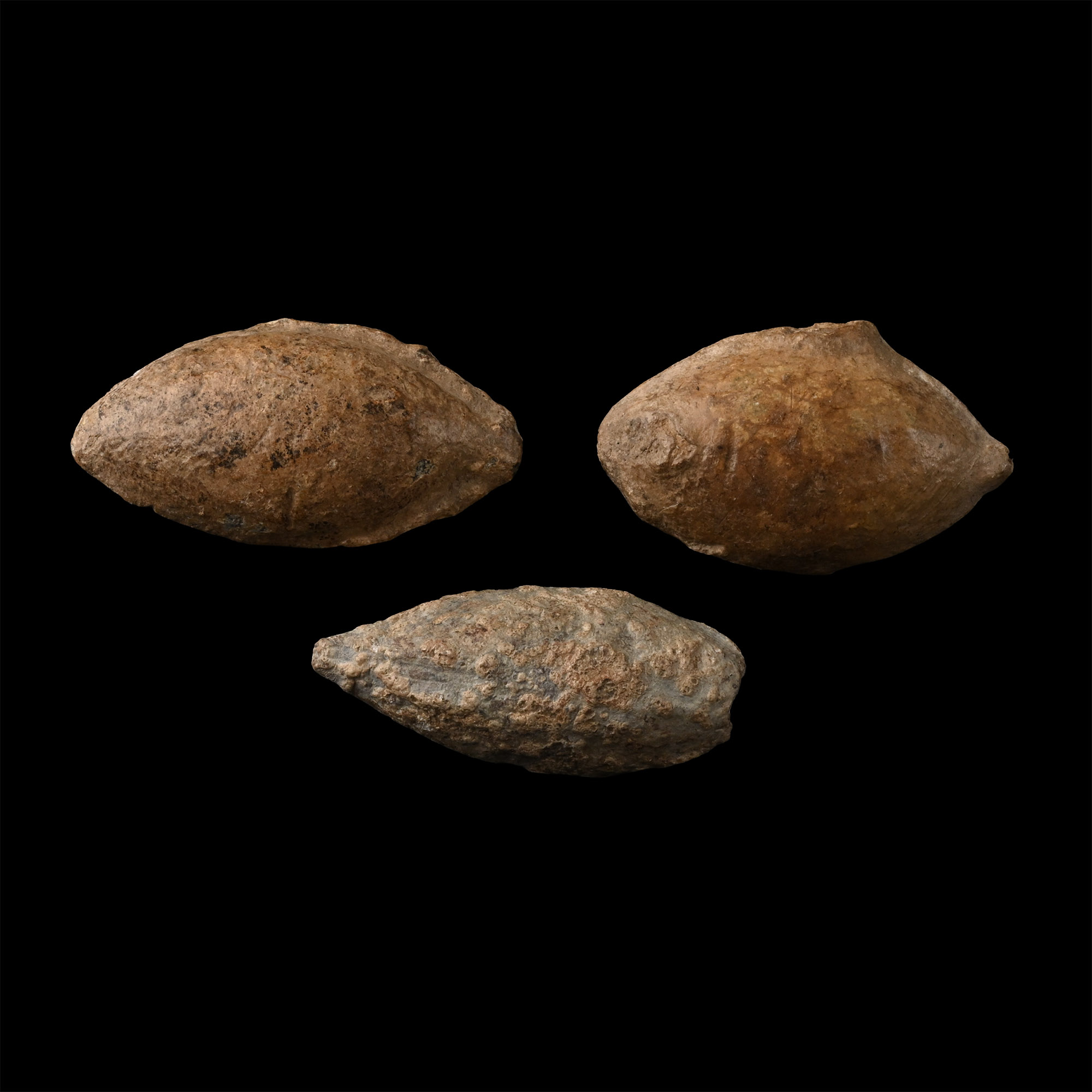 Greek Macedonian Lead Inscribed Slingshot Group
