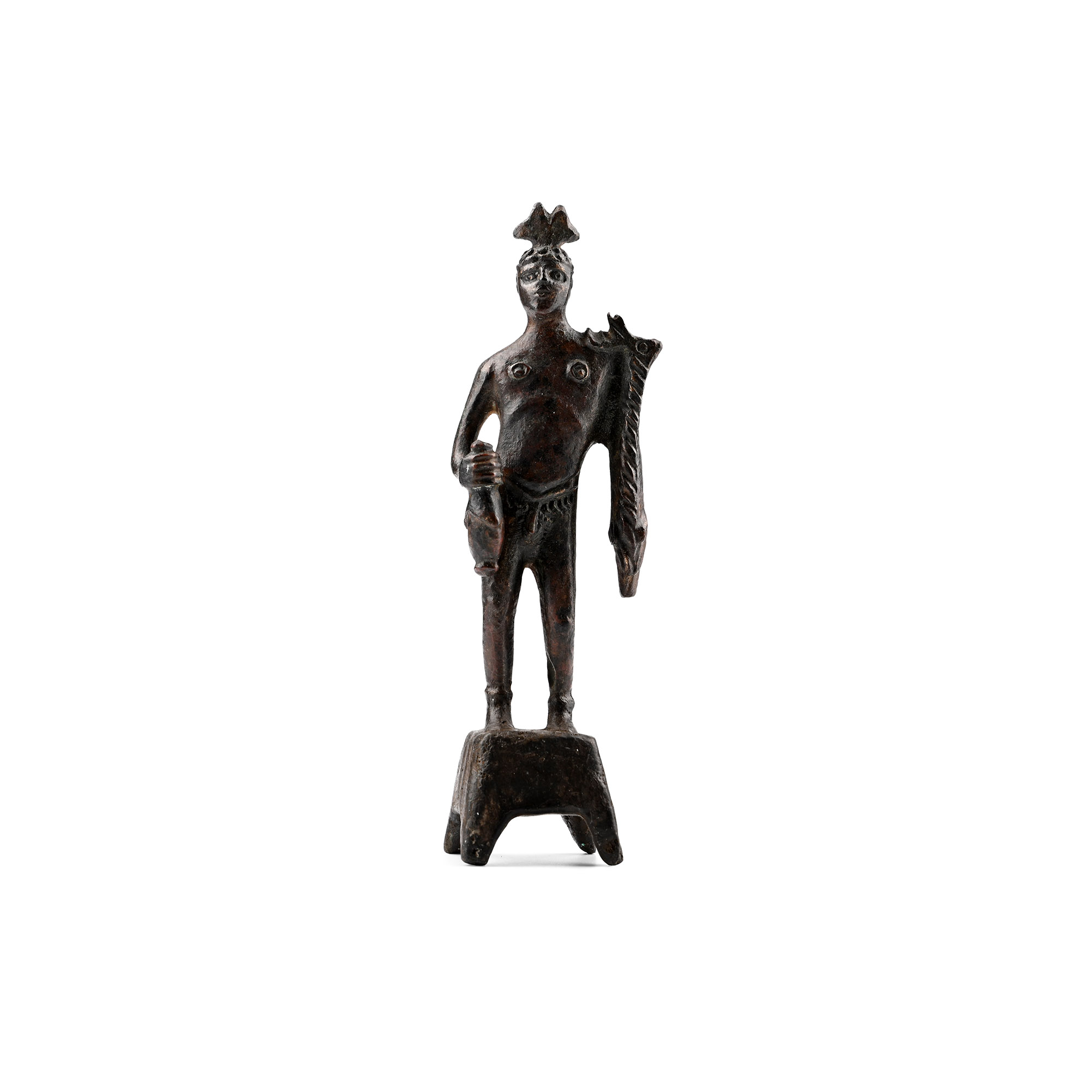 Roman Bronze Mercury Statuette