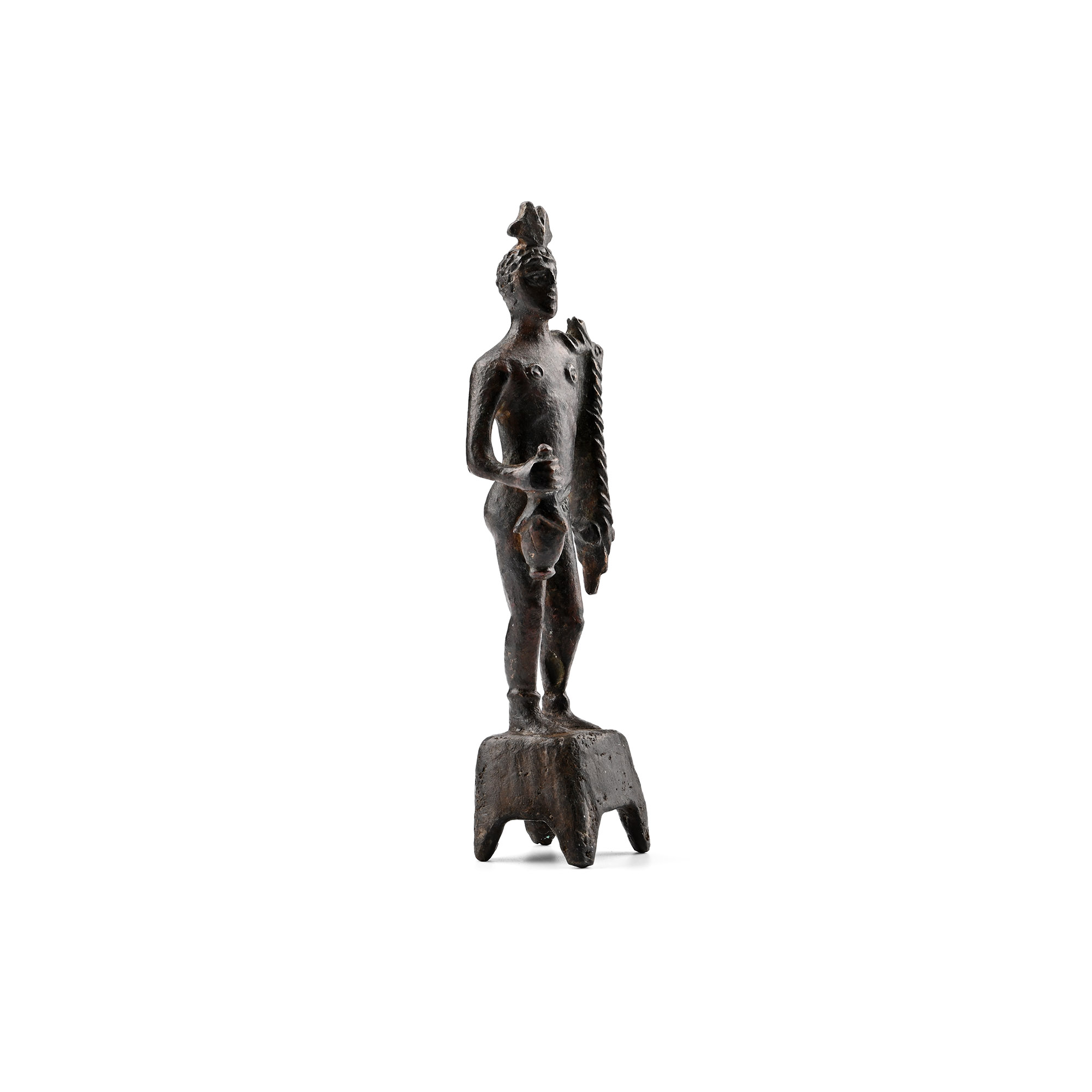 Roman Bronze Mercury Statuette