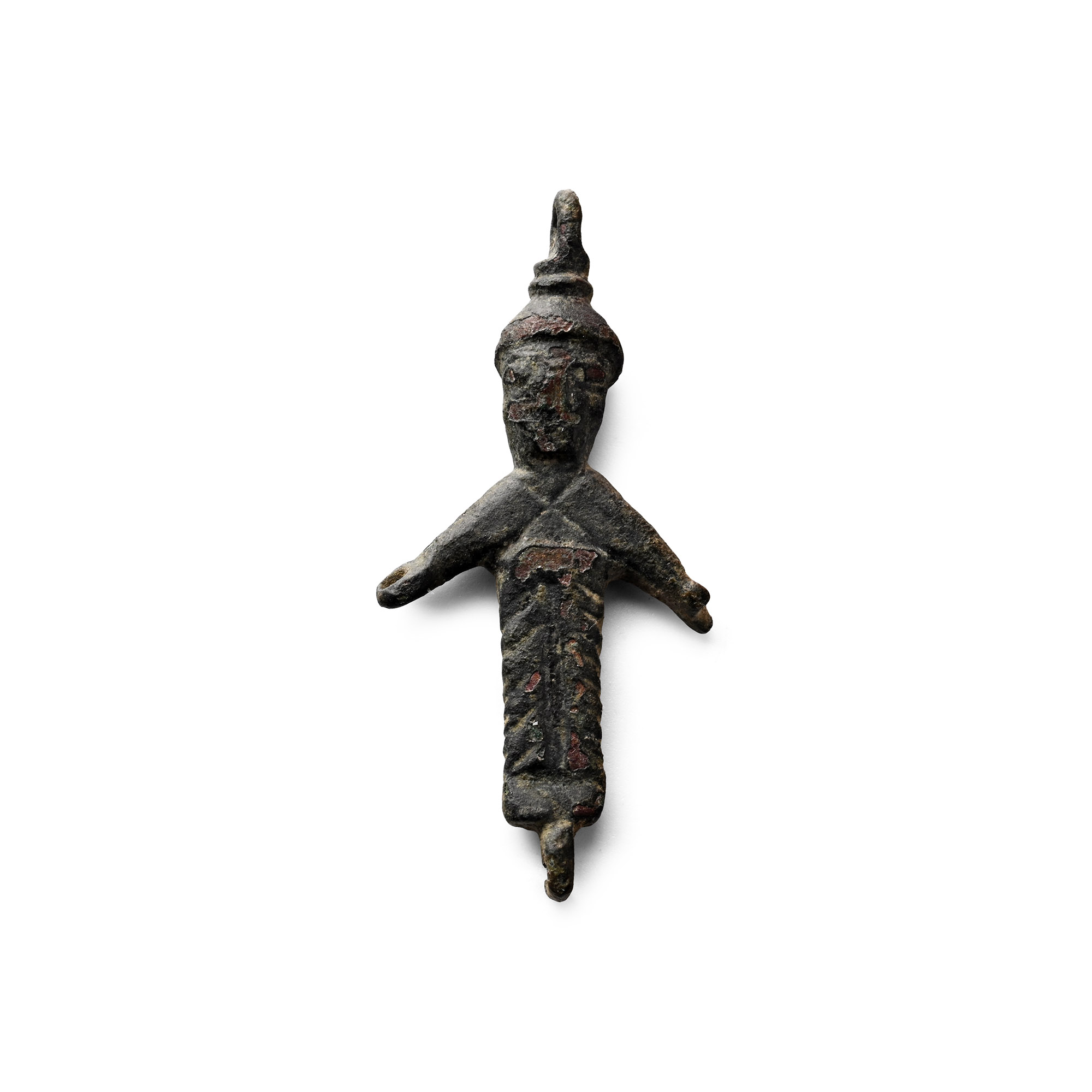 Celtic Bronze Figural Pendant