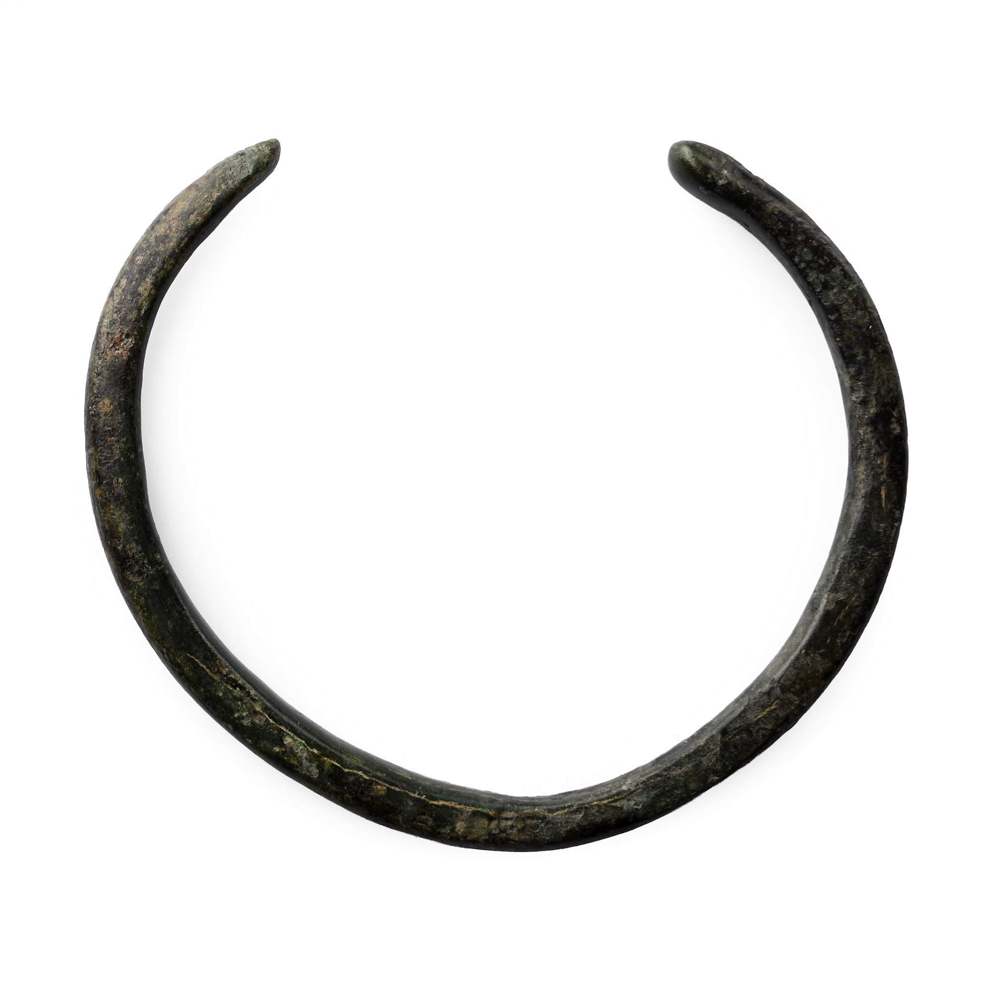 Roman Bronze Snake-Headed Bracelet