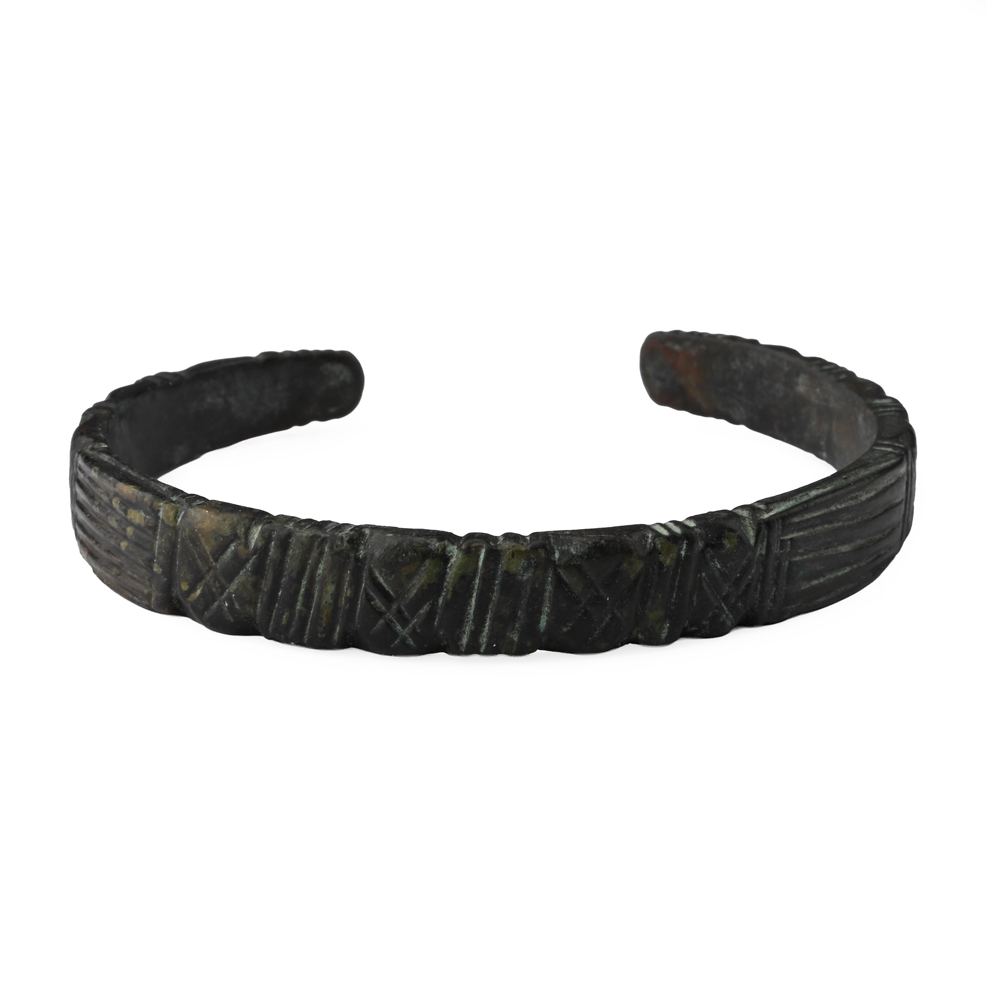 Roman Bronze Decorated Bracelet
