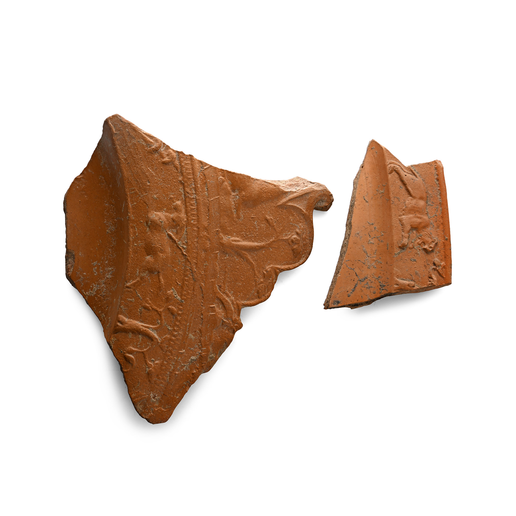 Roman Terracotta Fragments with Animals