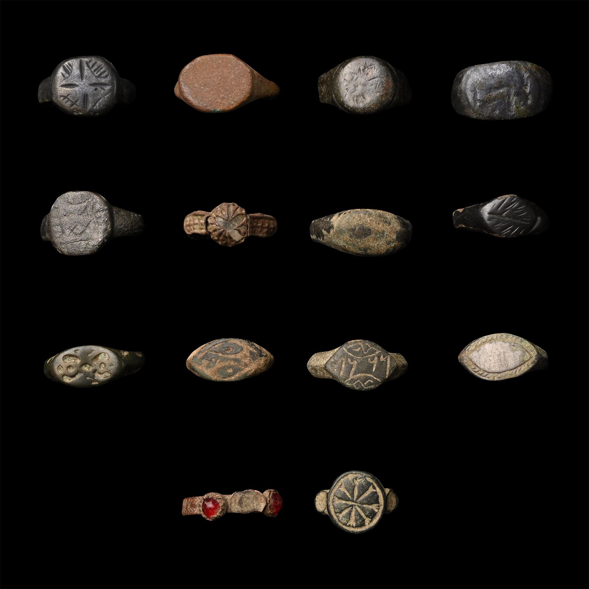 Medieval Bronze Ring Collection