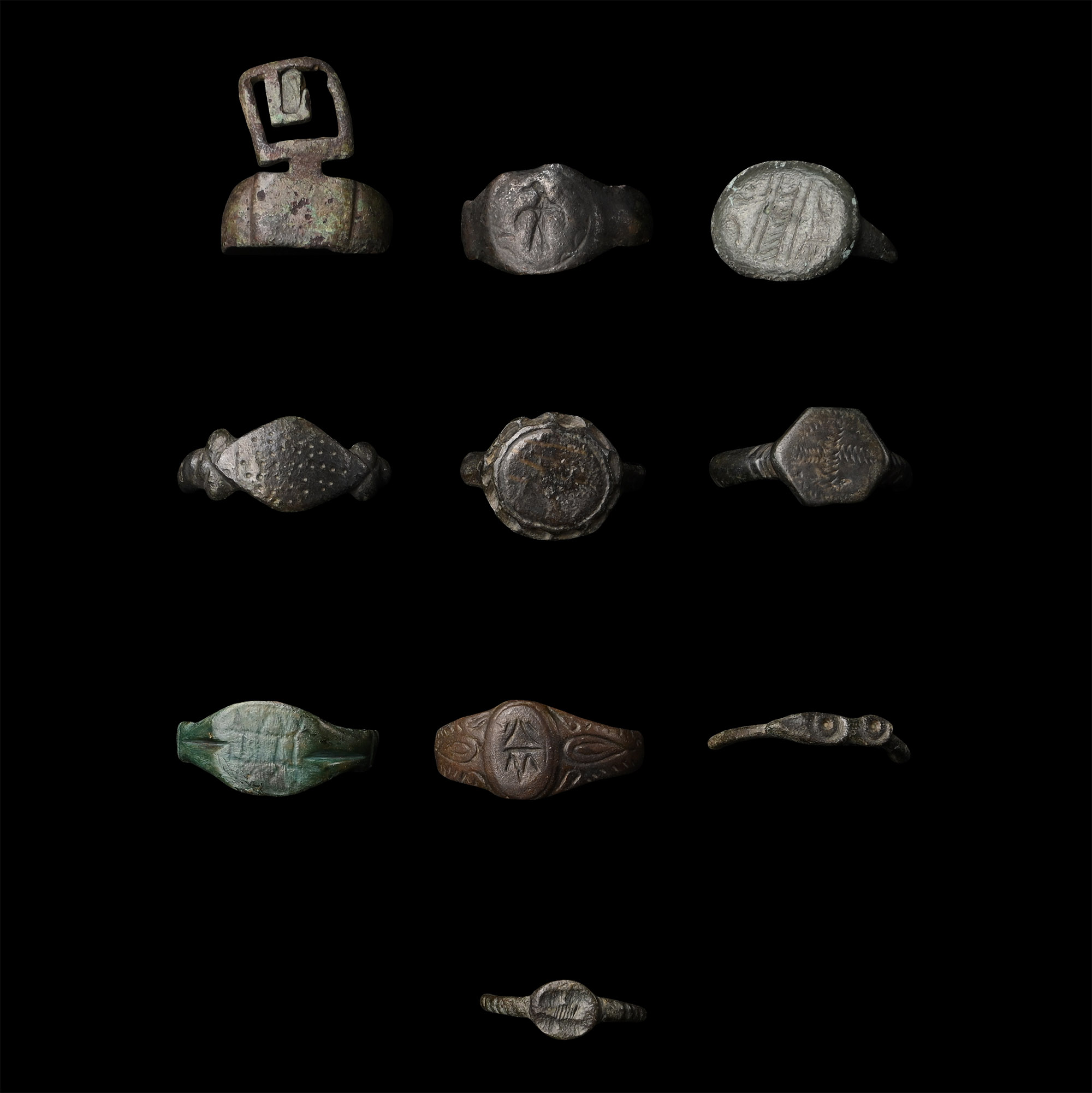 Roman and Later Bronze Ring Collection