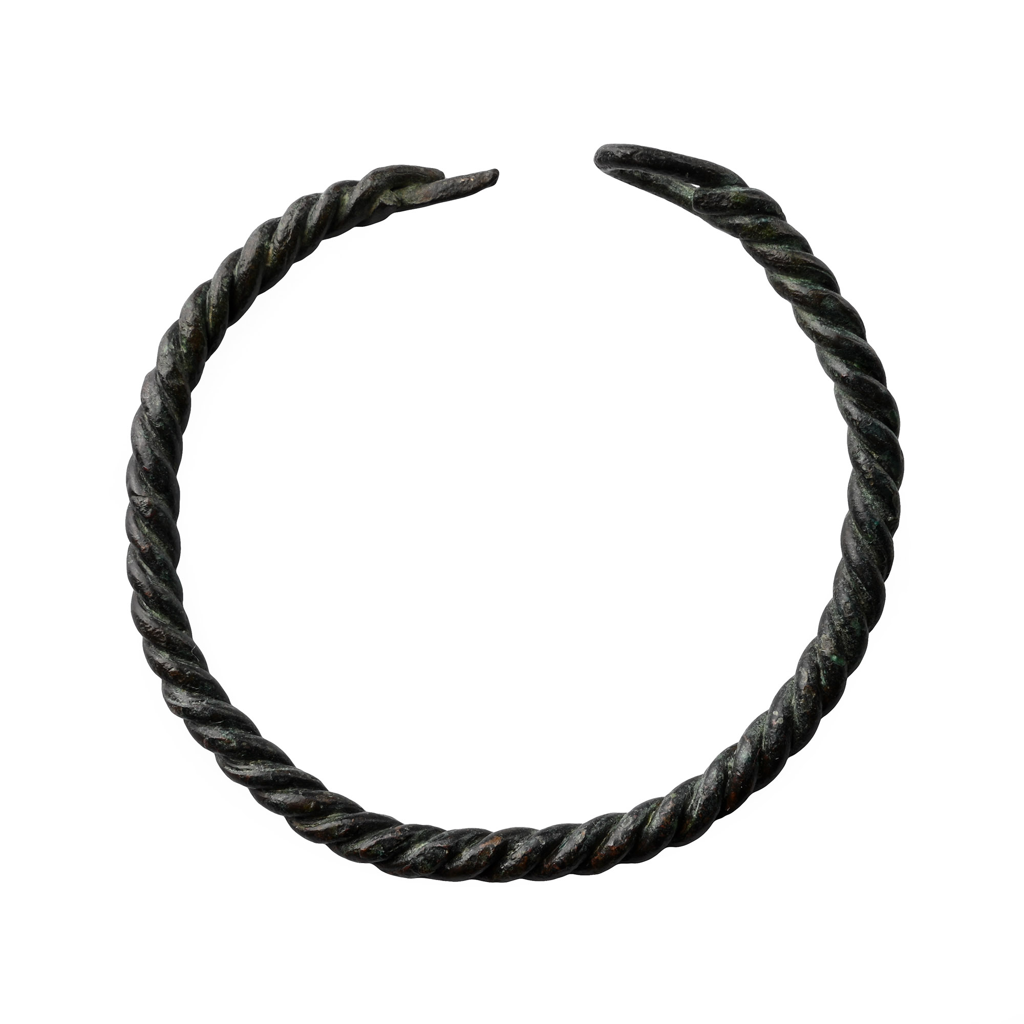 Viking Period Bronze Twisted Bracelet