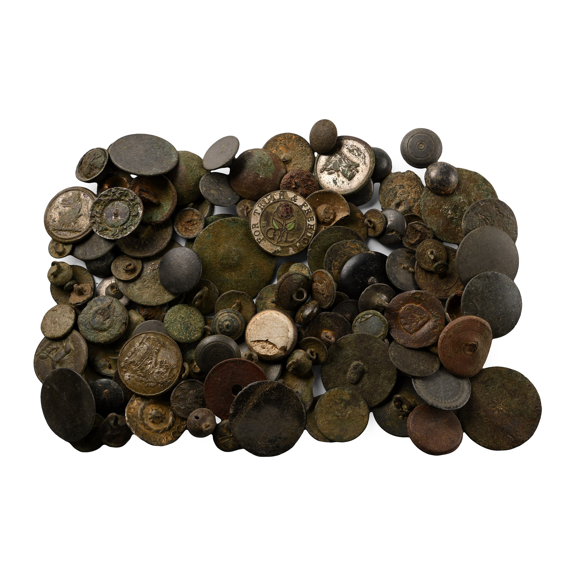 Post Medieval Bronze Button Collection