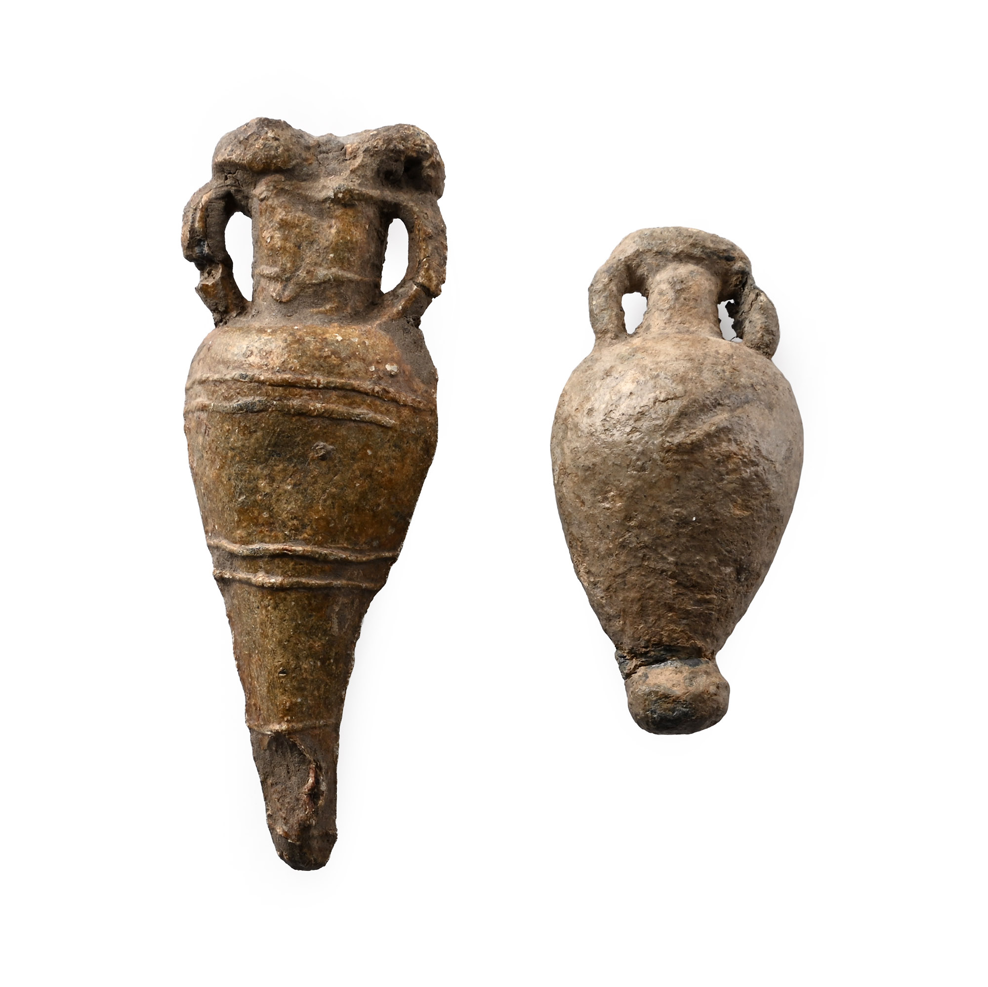 Byzantine Lead Holy Water Pilgrim's Ampulla Group