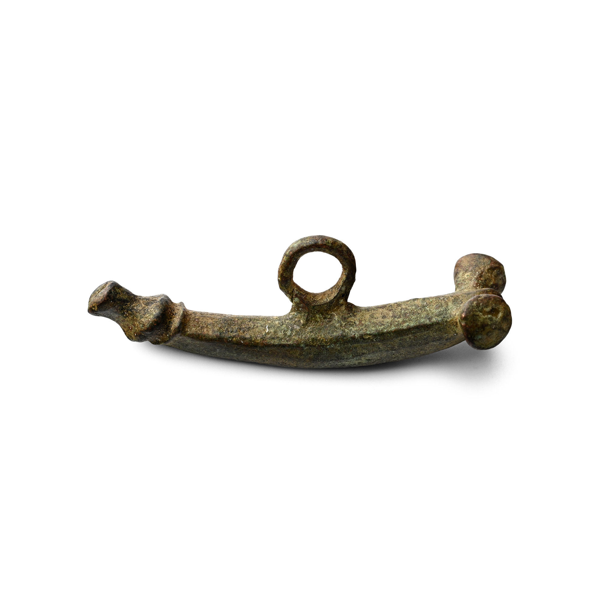 Roman Bronze Phallic Pendant