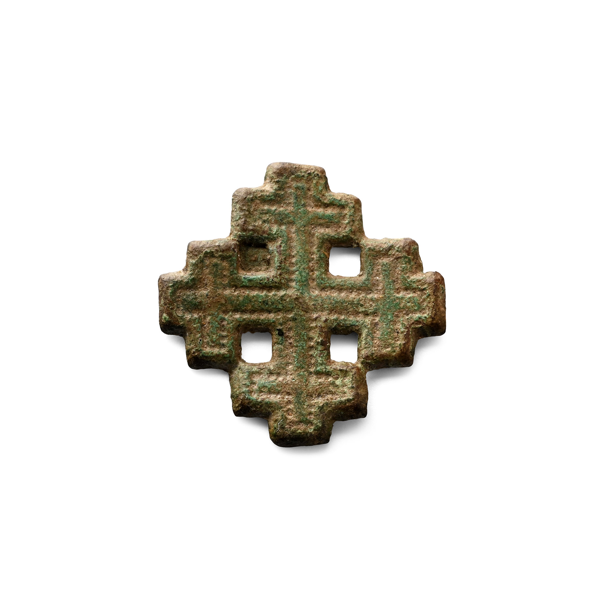 Medieval Bronze Knight's Holy Sepulchre Badge