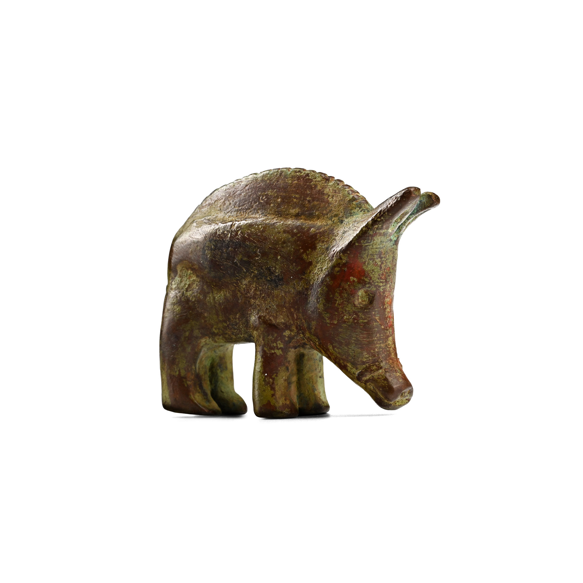 Celtic Bronze Boar Statuette