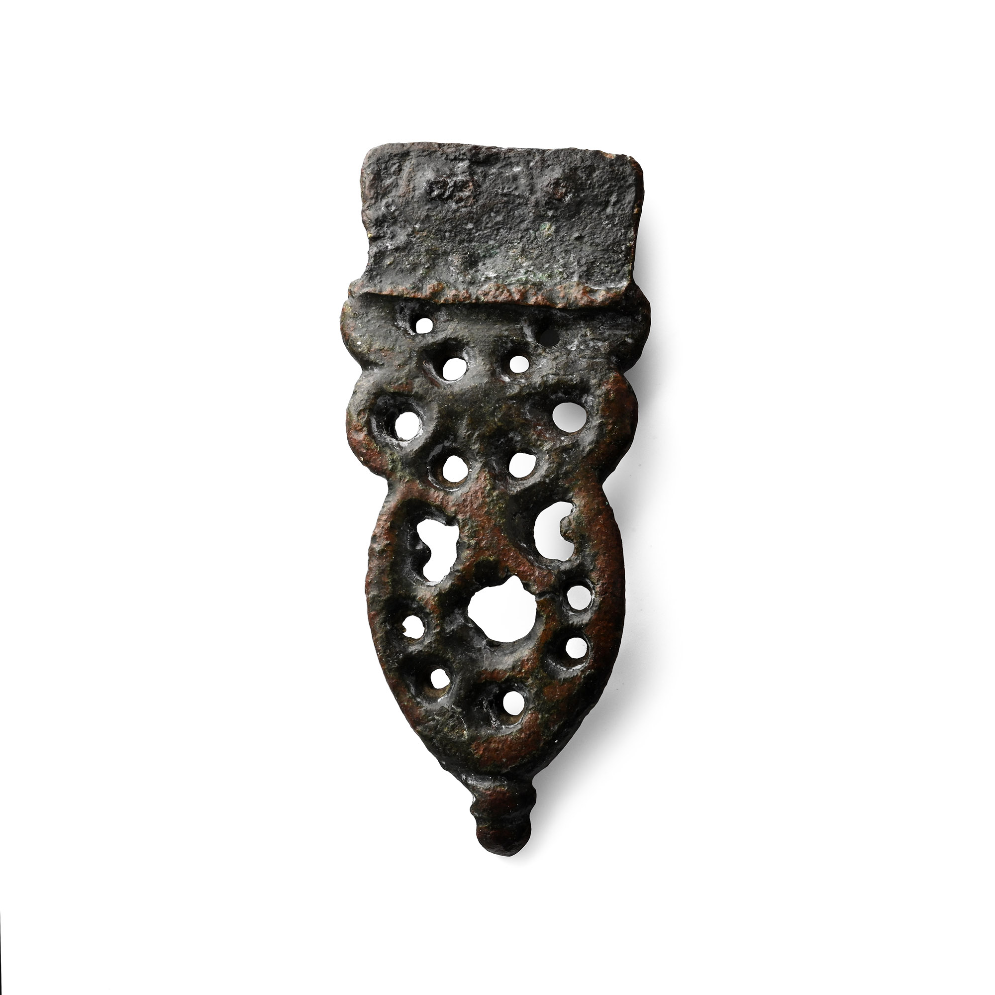 Late Anglo-Saxon Bronze Strap End