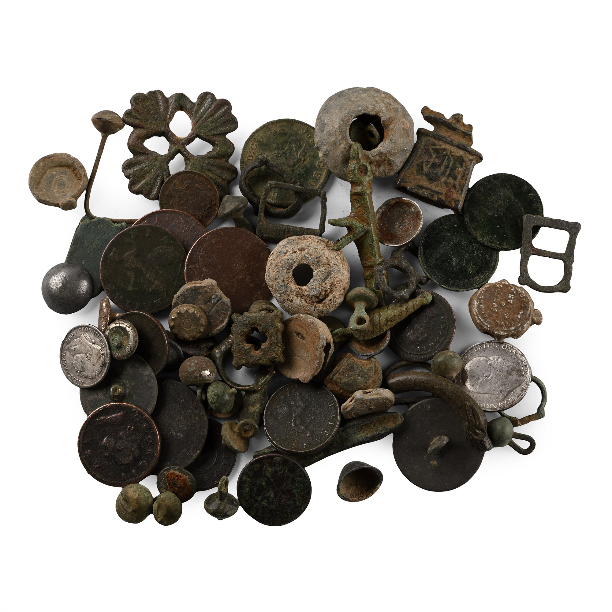 Medieval and Later Bronze and Lead Artefact Group