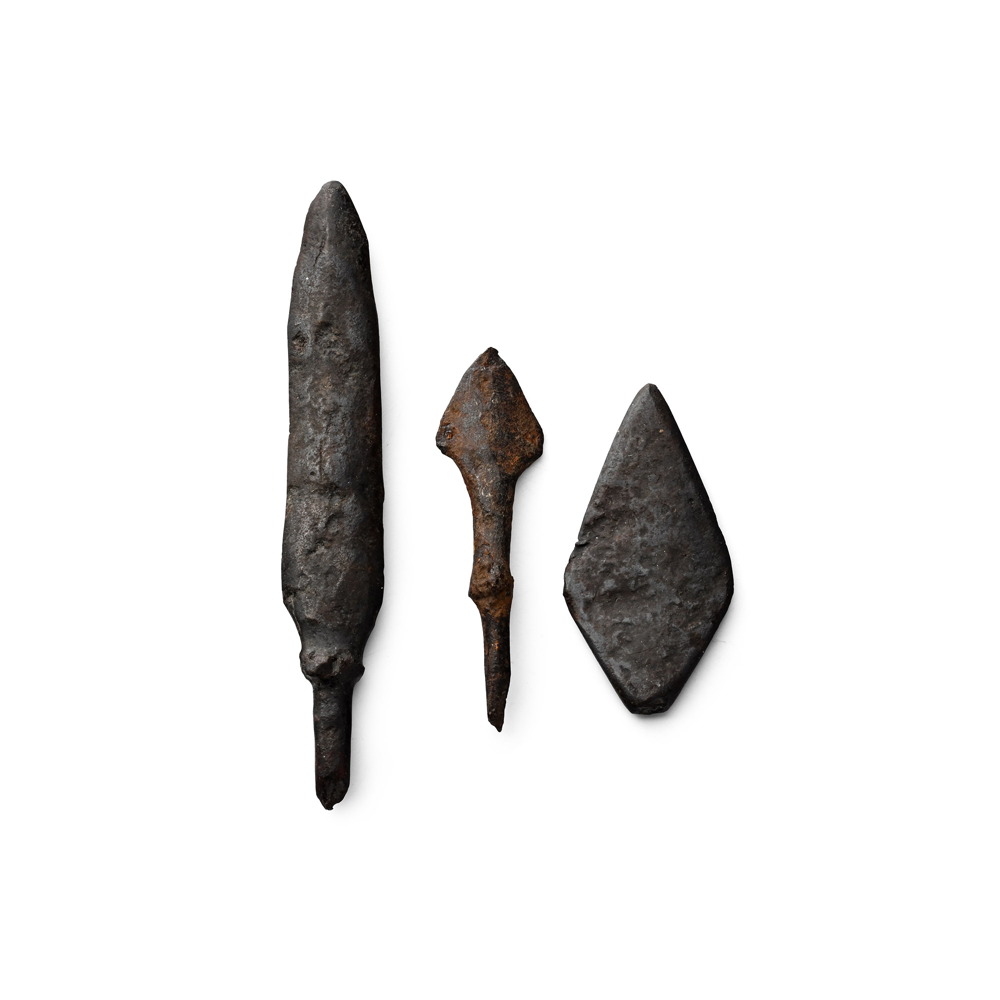 Medieval Iron Arrowhead Group