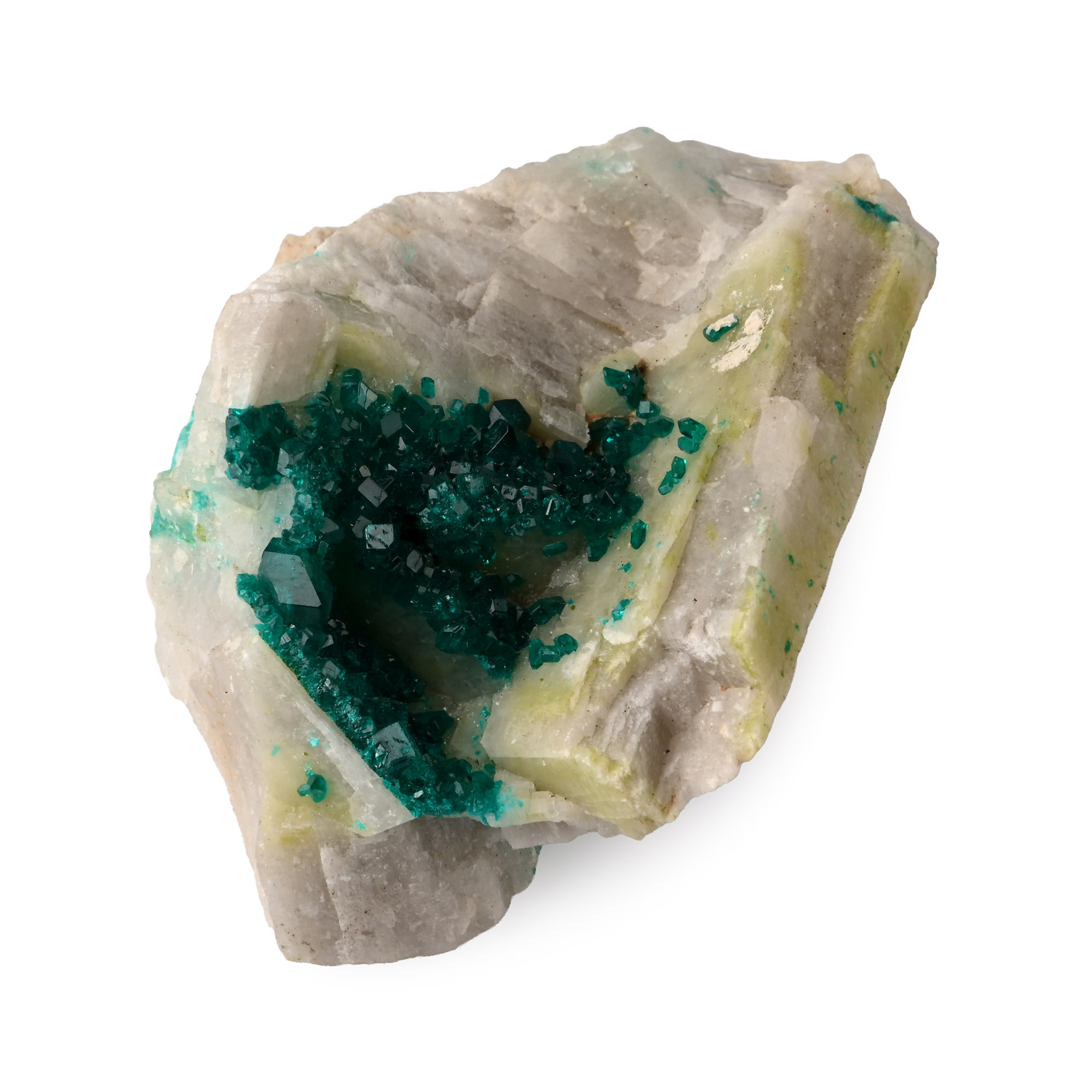 Dioptase Crystal Mineral Display Specimen