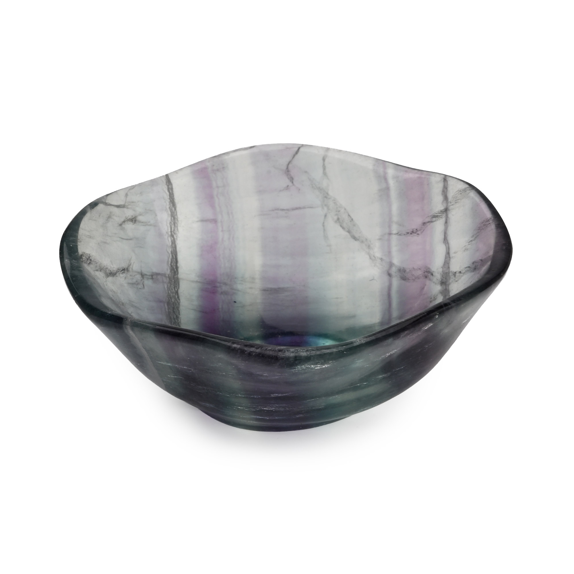 Fluorite Bowl Mineral Display Specimen