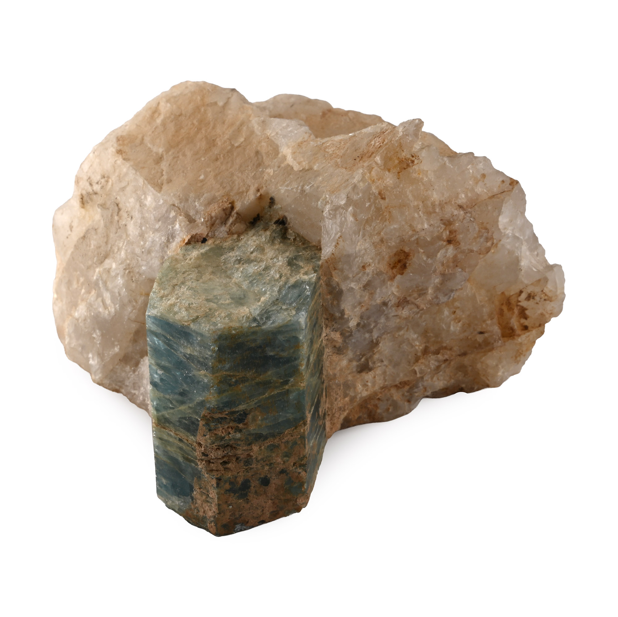 Aquamarine Crystal Mineral Display Specimen