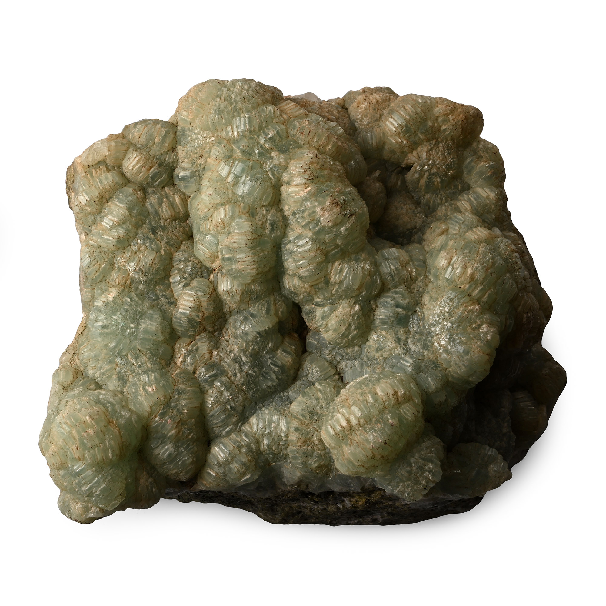Green Prehnite Crystal Mineral Display Specimen