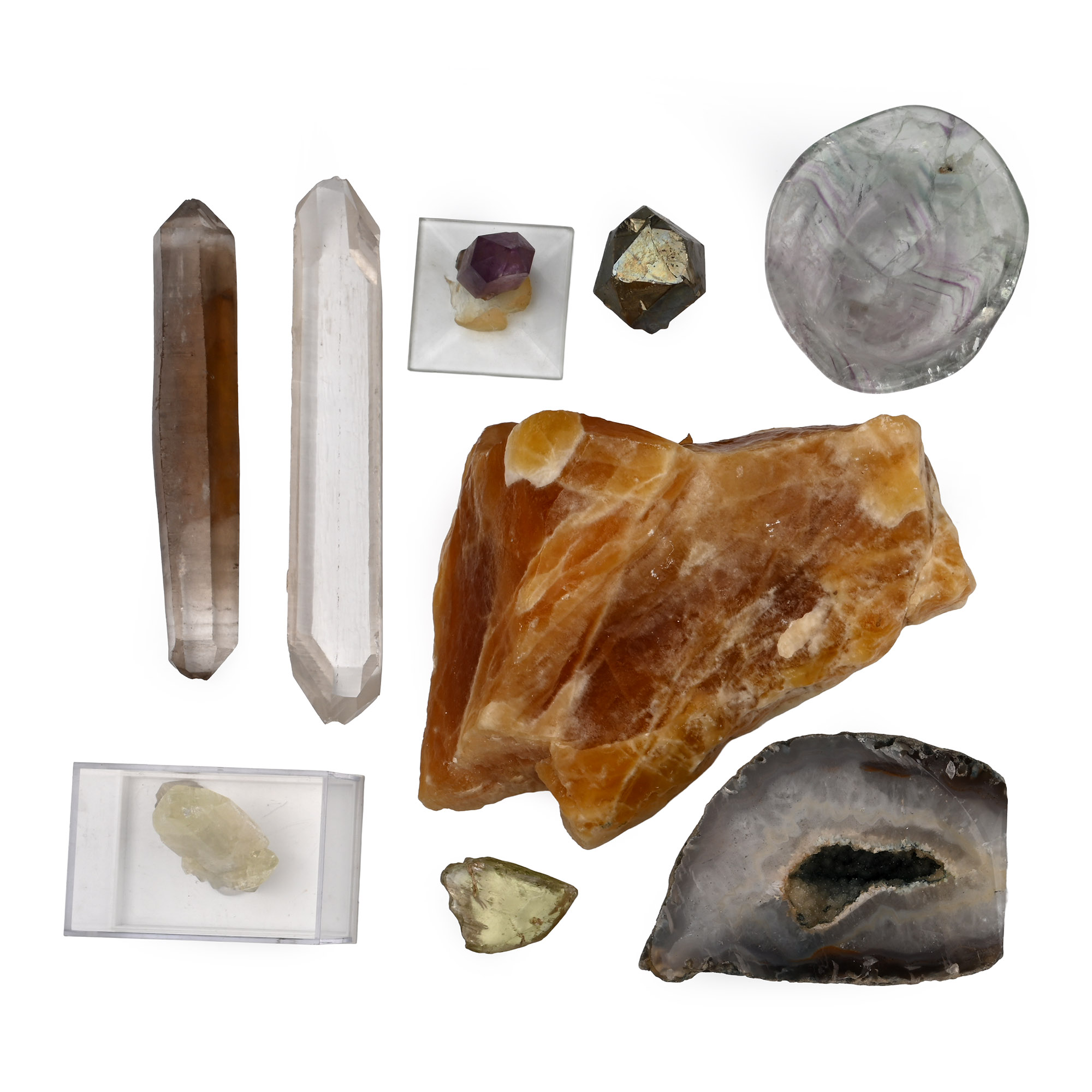 Crystal and Mineral Display Specimen Collection
