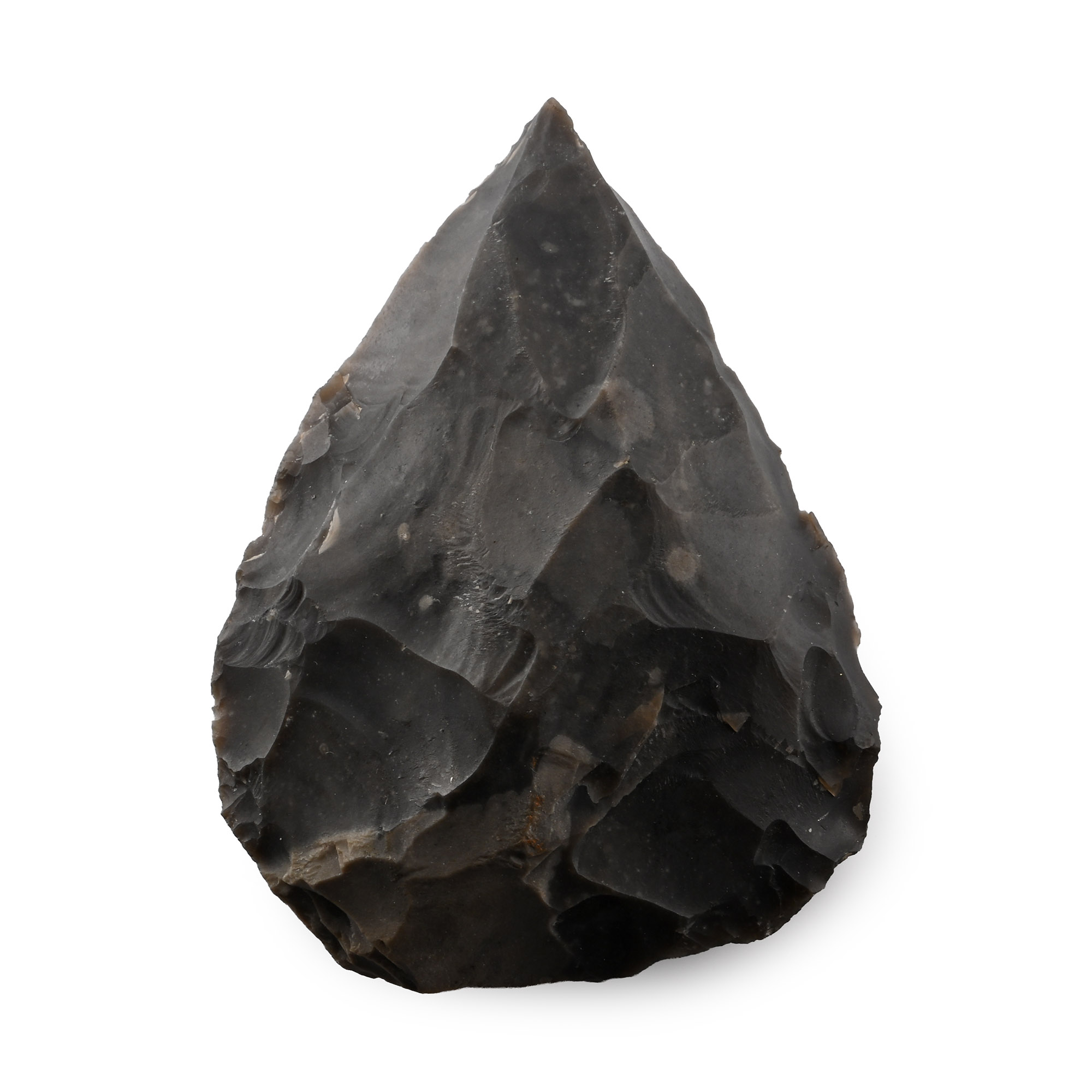 British Stone Age Knapped Flint Axehead