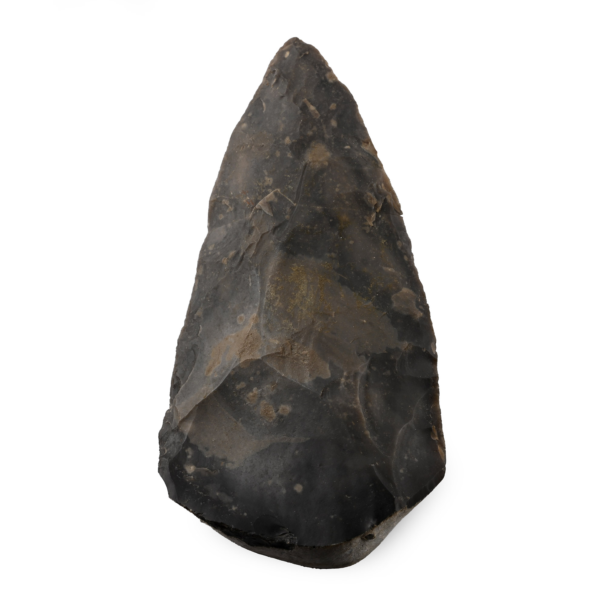 British Stone Age Knapped Flint Axehead