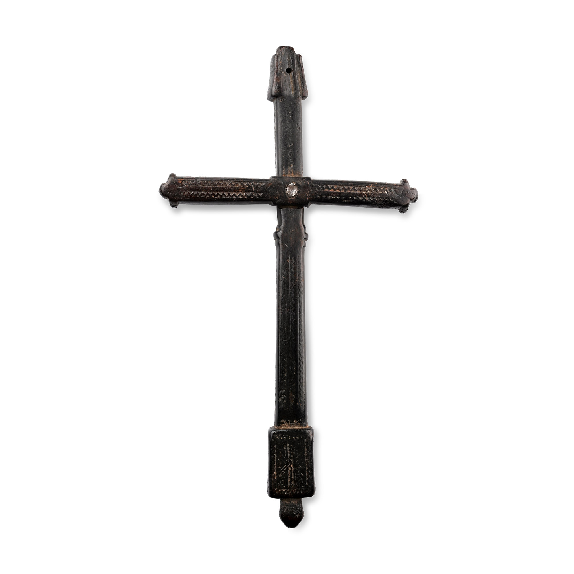 Medieval Olive Wood Hand Cross