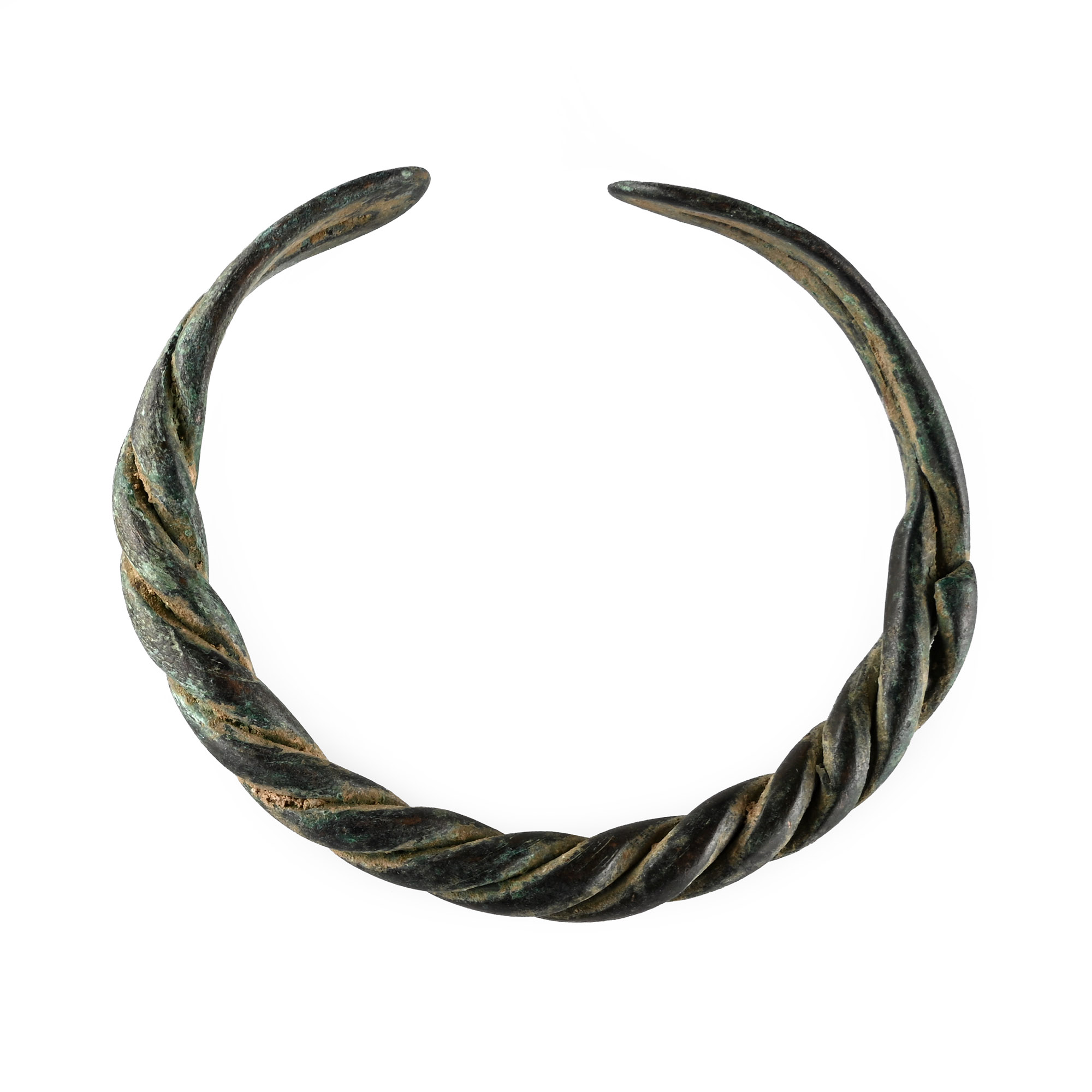Viking Age Twisted Bronze Bracelet