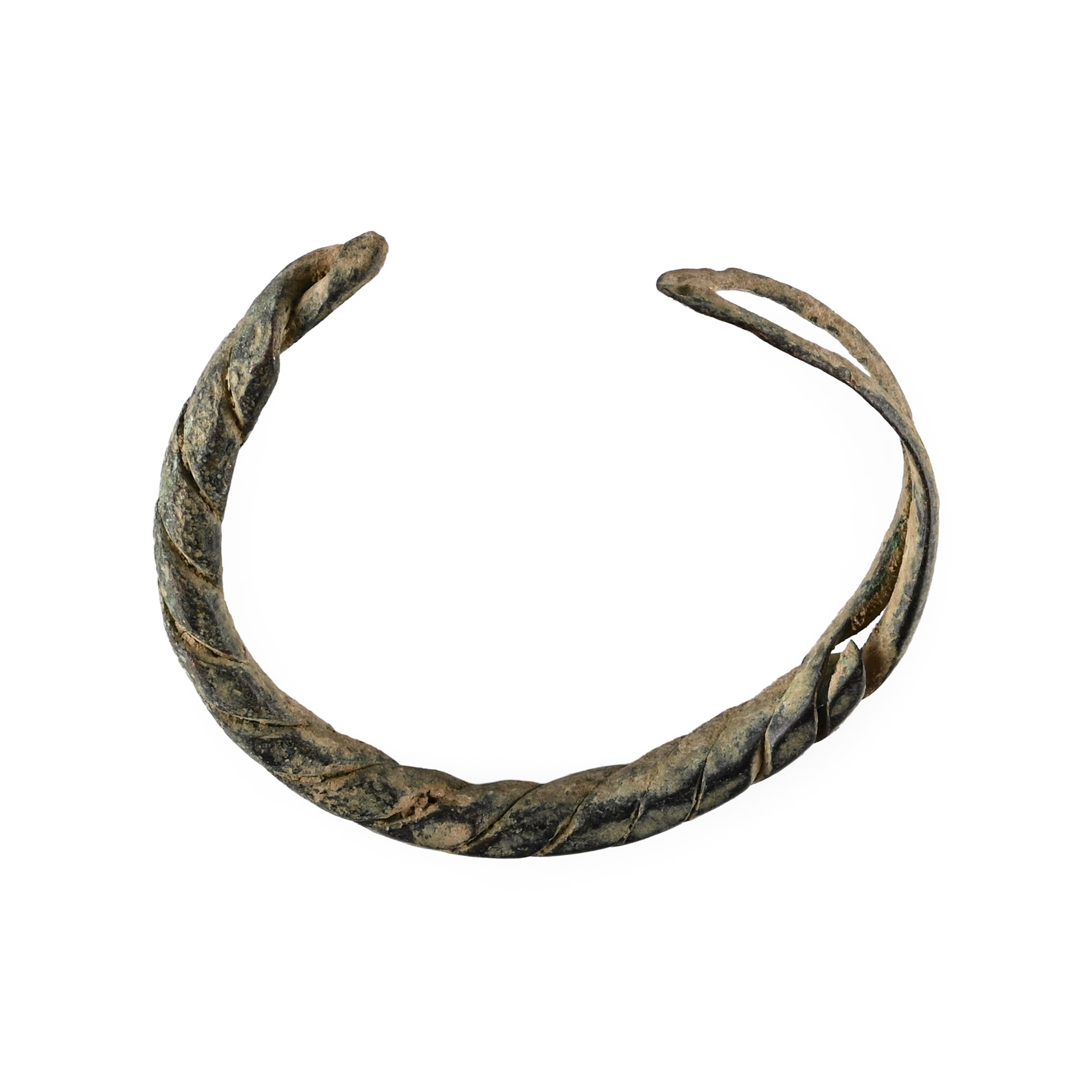 Viking Age Twisted Bronze Bracelet