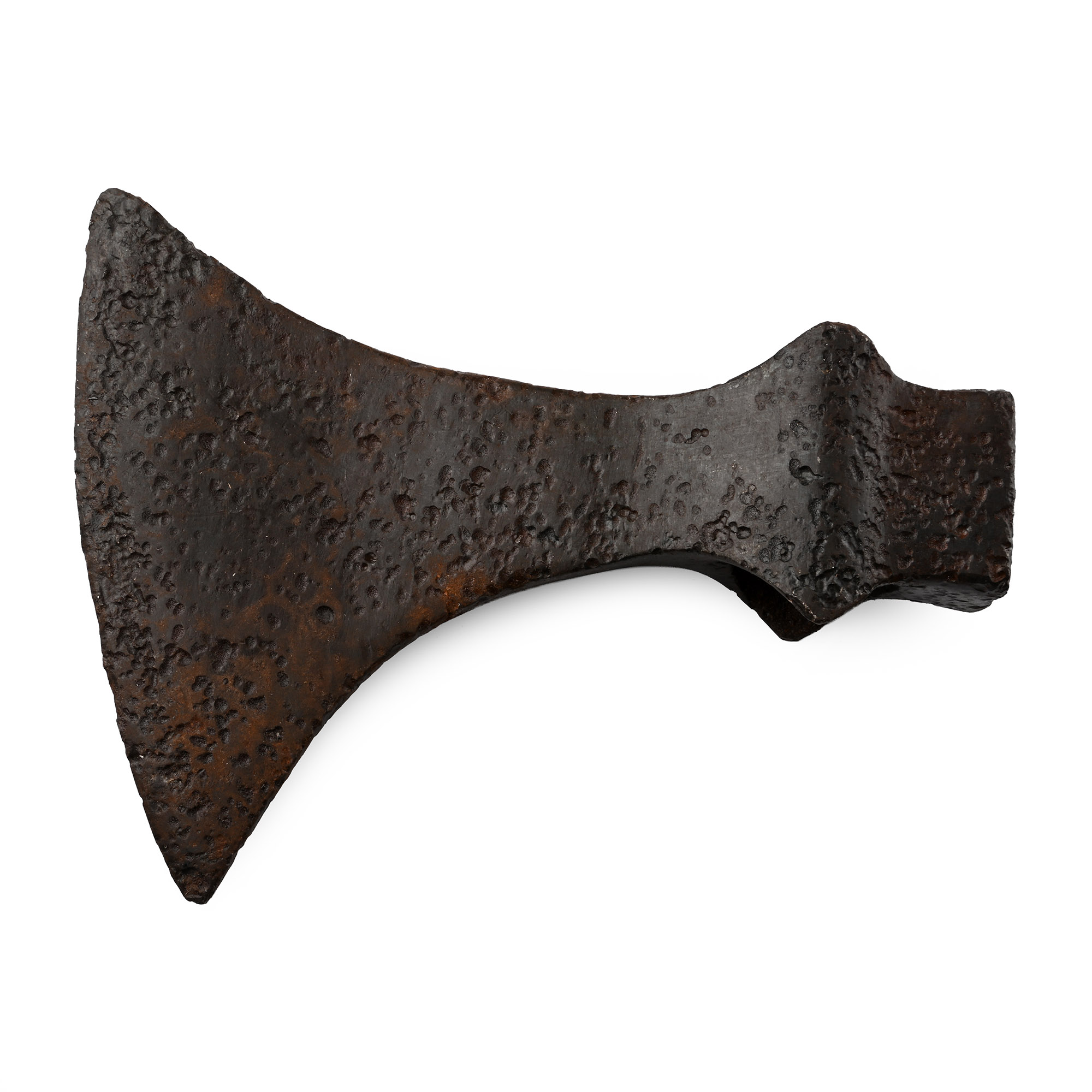 Viking Age Iron Broad Axehead with Hammerhead