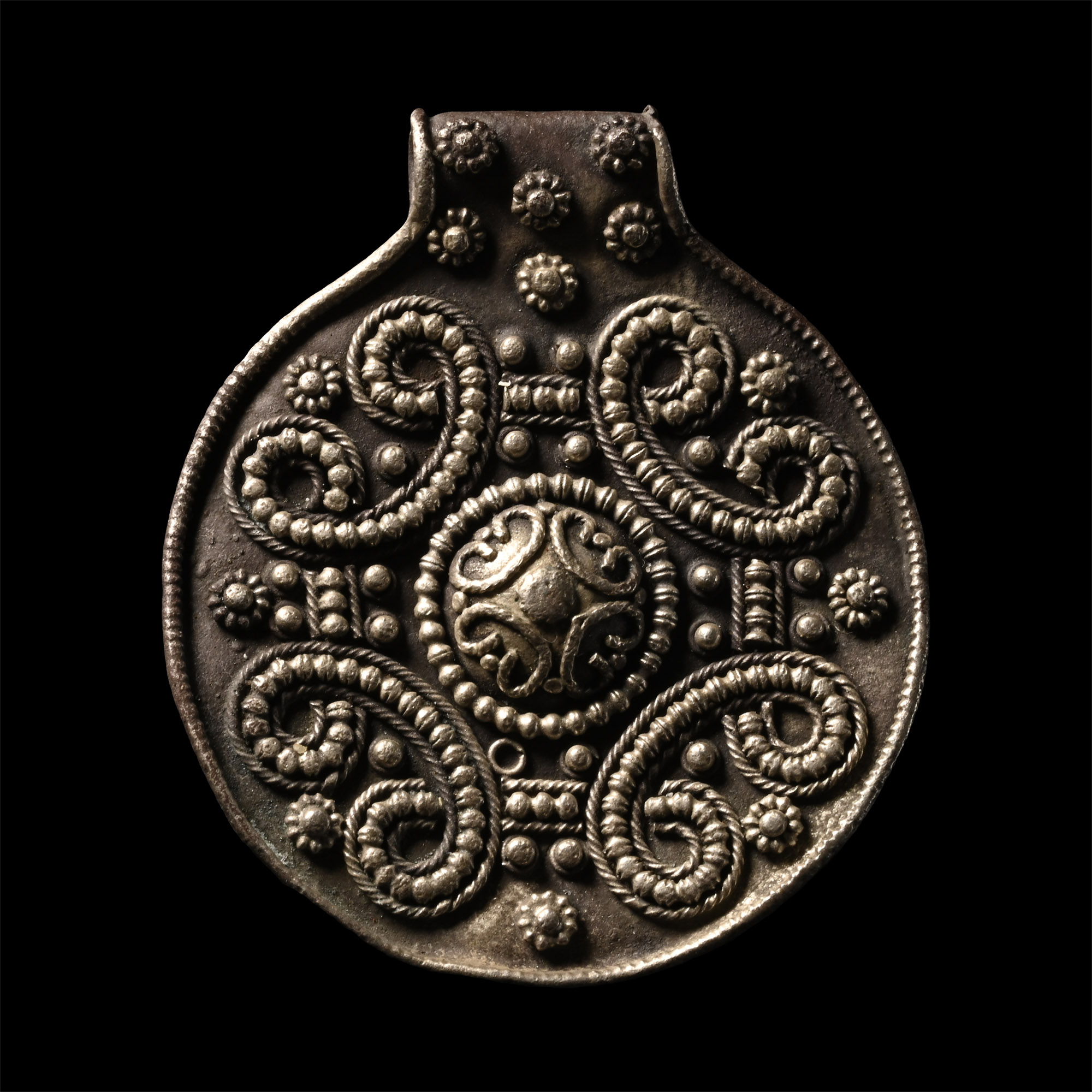 Viking Age Silver Filigree Pendant