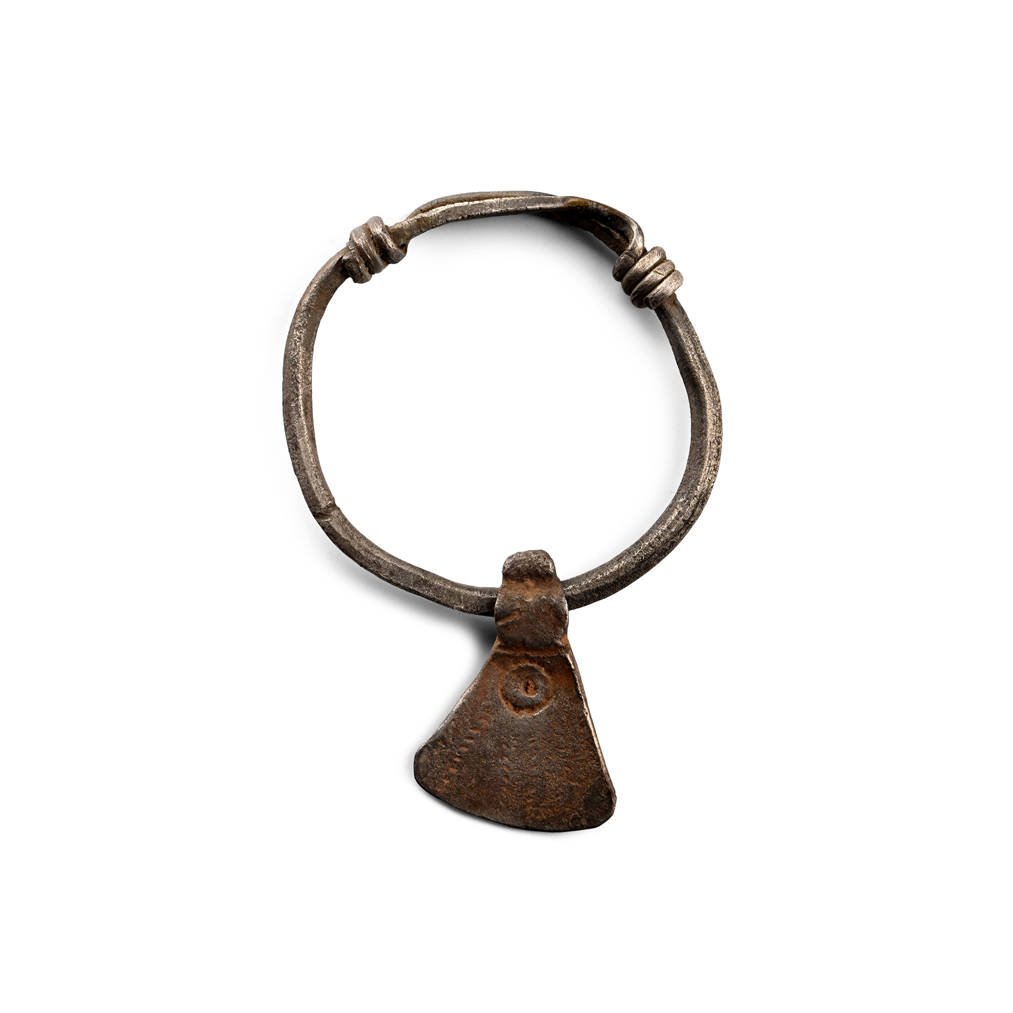 Viking Age Silver Axe Pendant