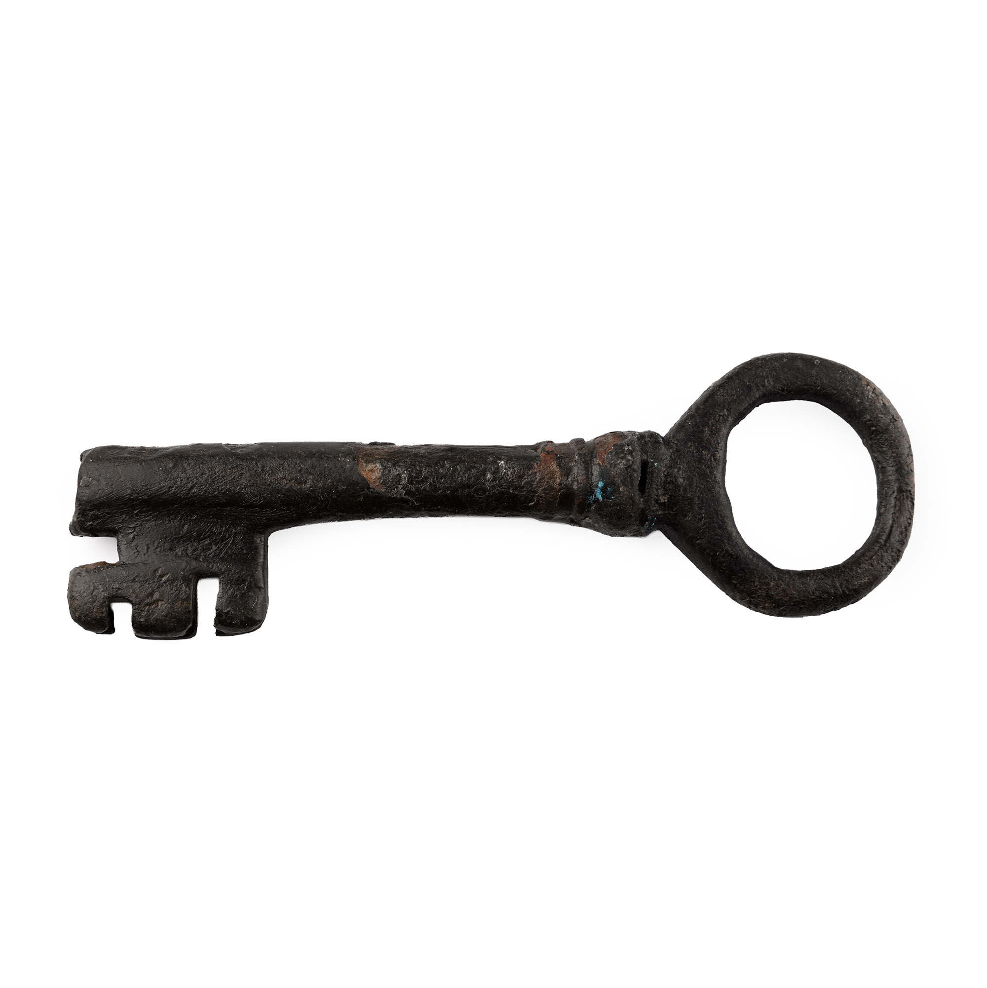 Large Medieval Bronze Door Key