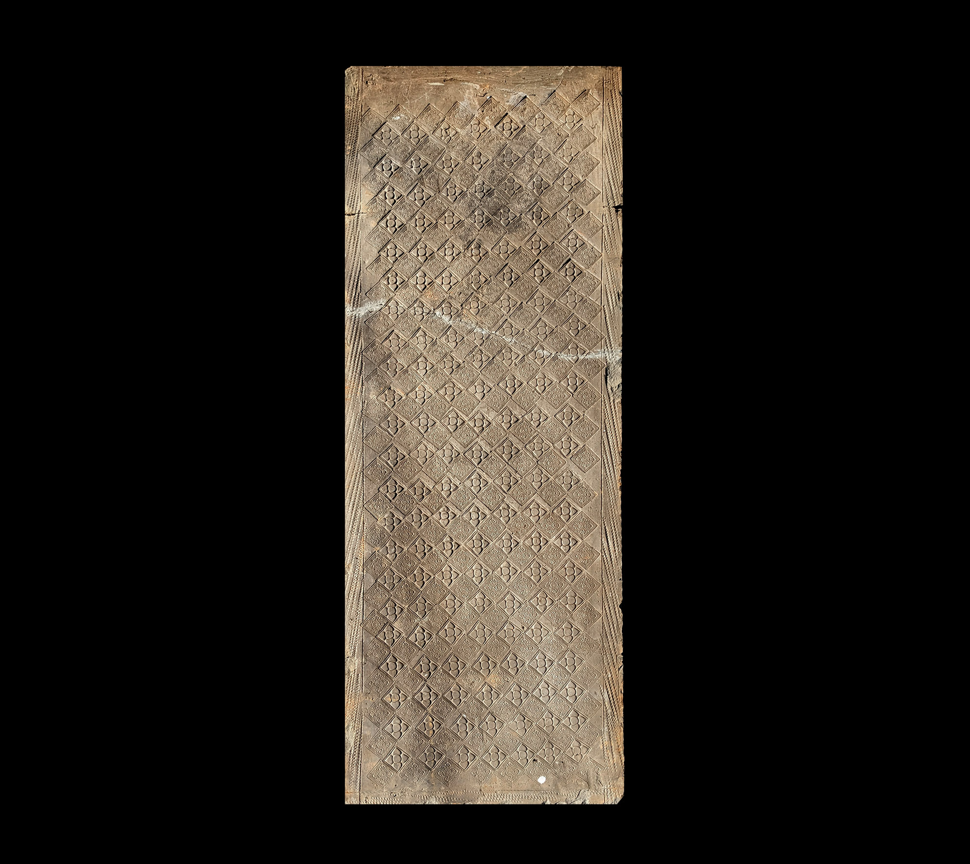 Monumental Chinese Han Decorated Terracotta Wall Section