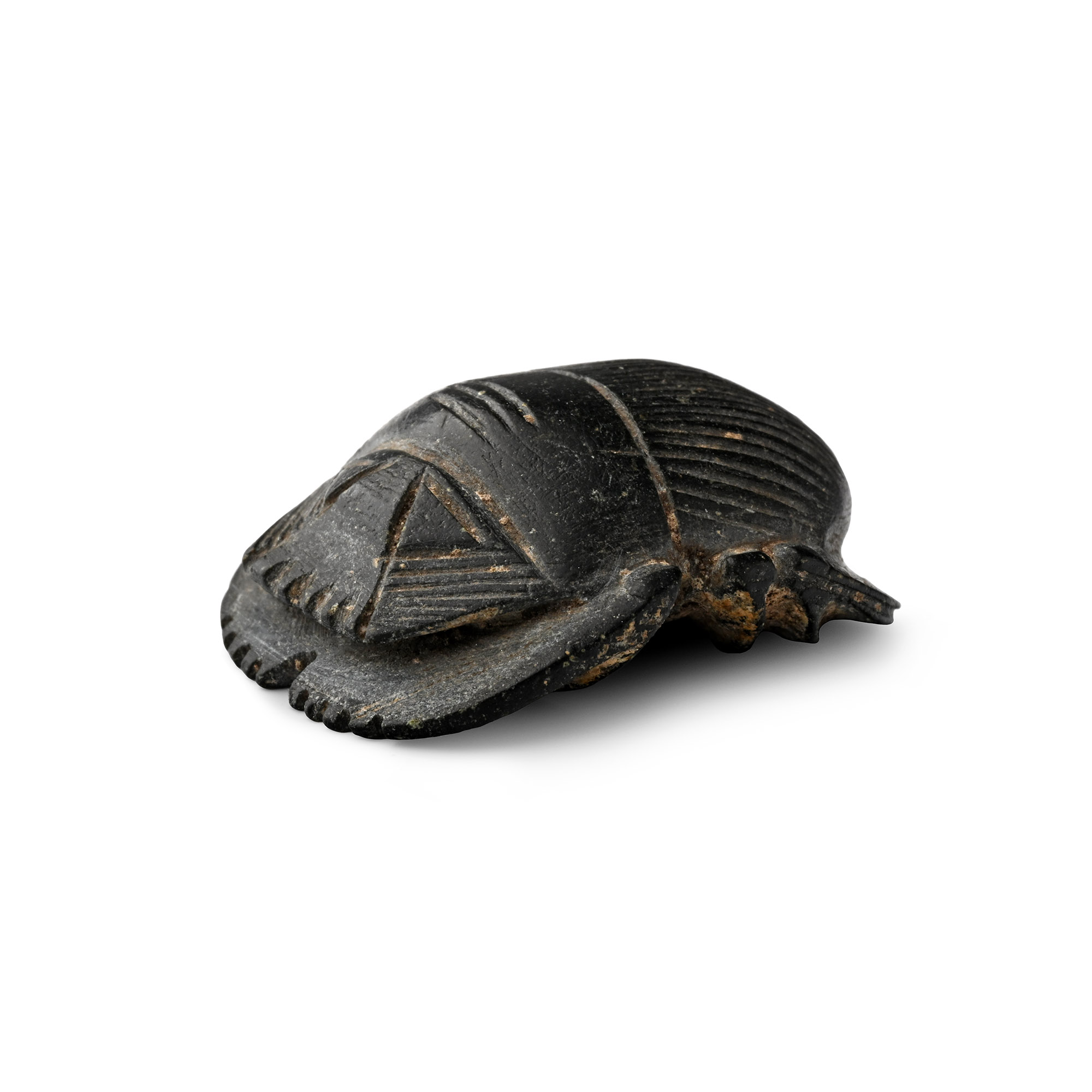 Egyptian Hardstone Heart Scarab