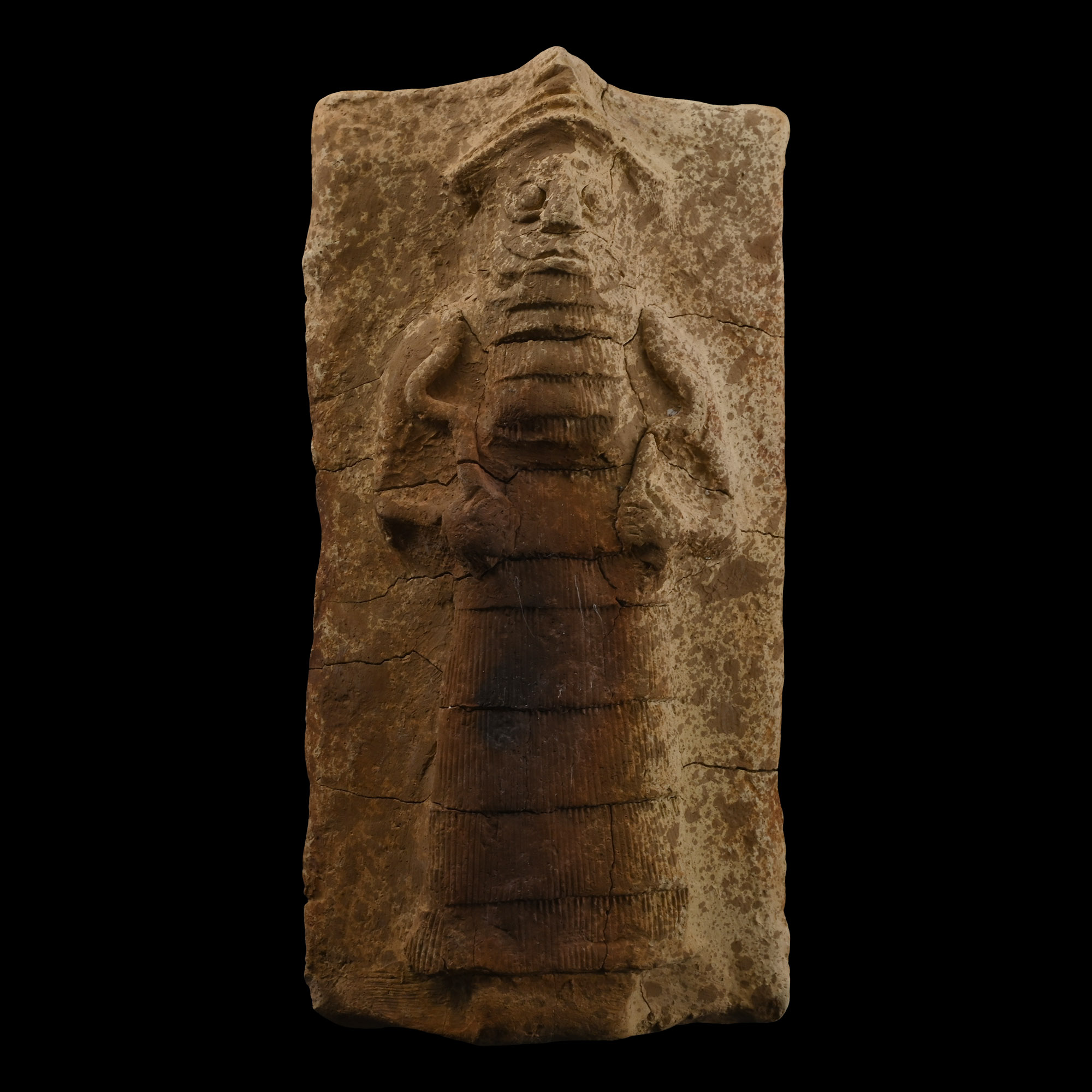 Mesopotamian Terracotta Plaque with Nergal