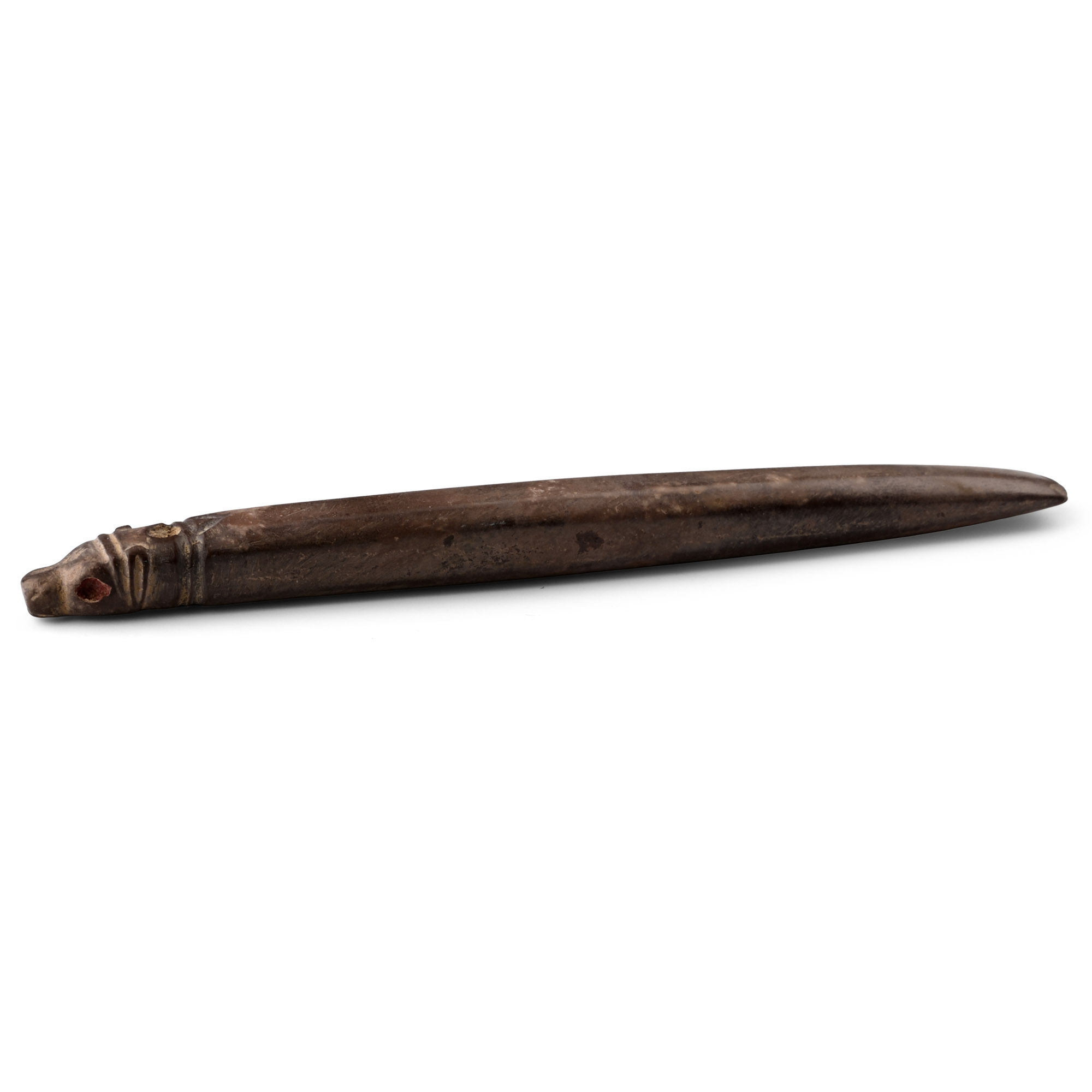 Mesopotamian Stone Animal-Headed Implement