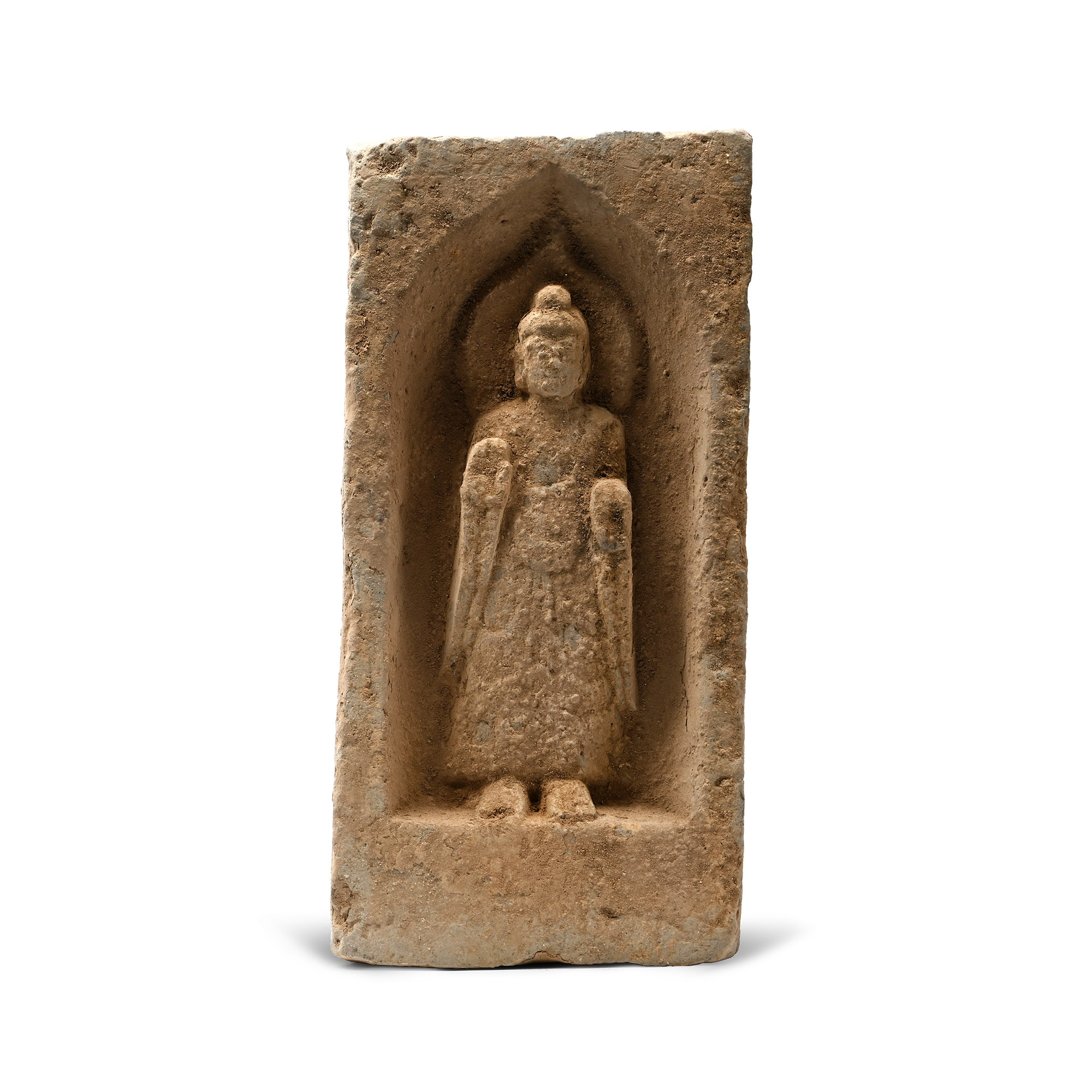 Chinese Wei Terracotta Buddha Brick
