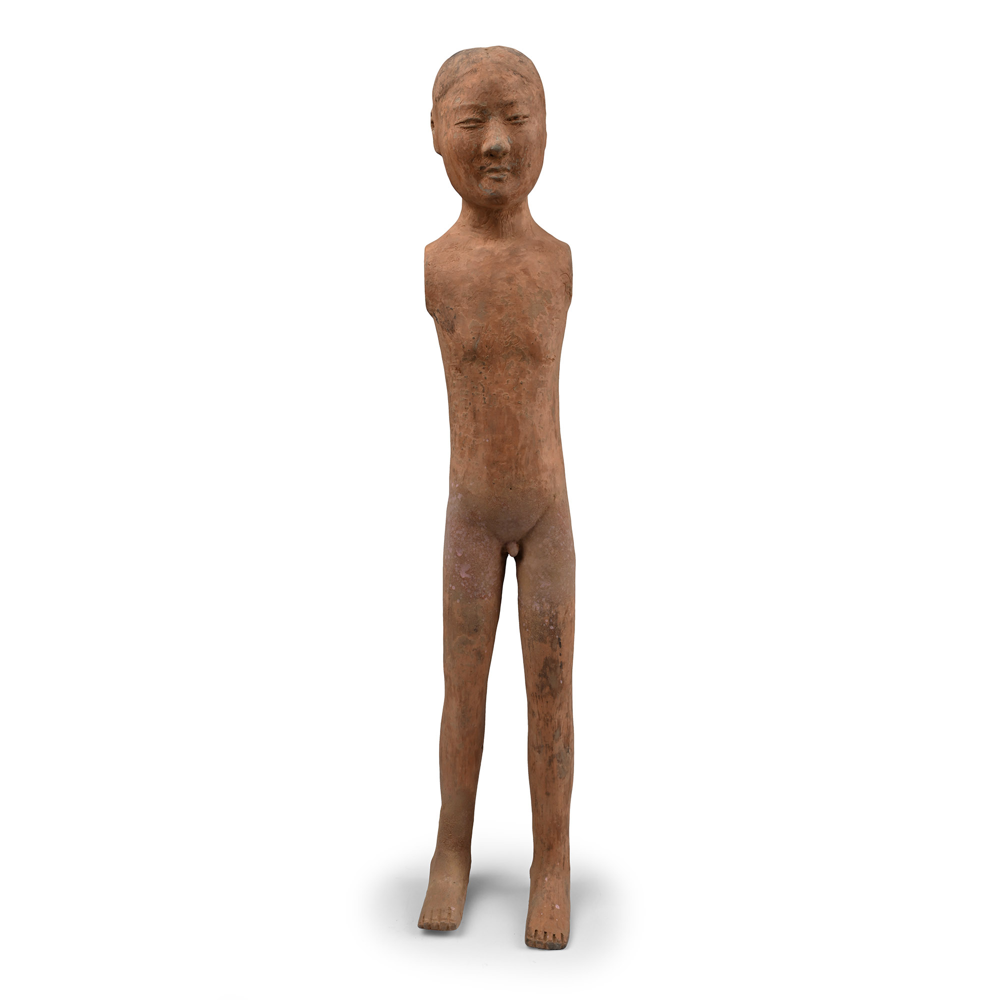 Chinese Han Terracotta Stick Man Figure