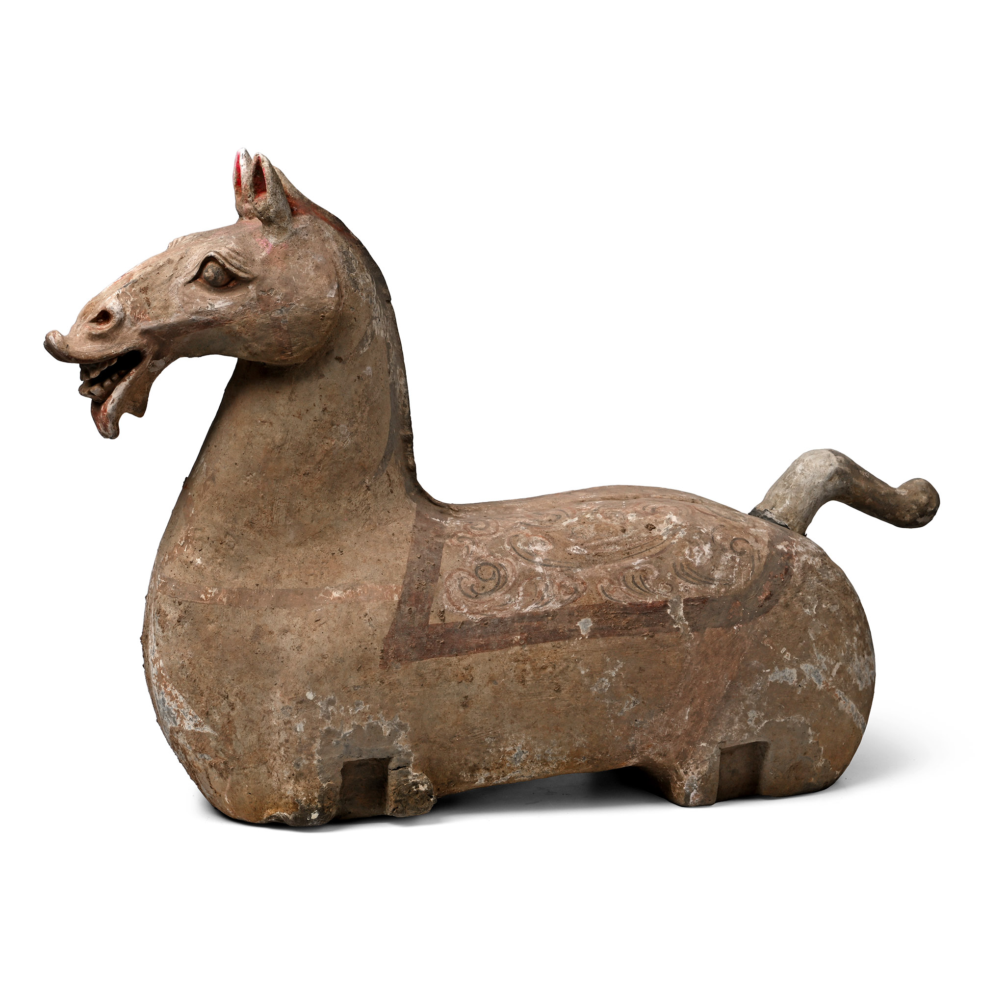 Chinese Han Terracotta Horse Torso