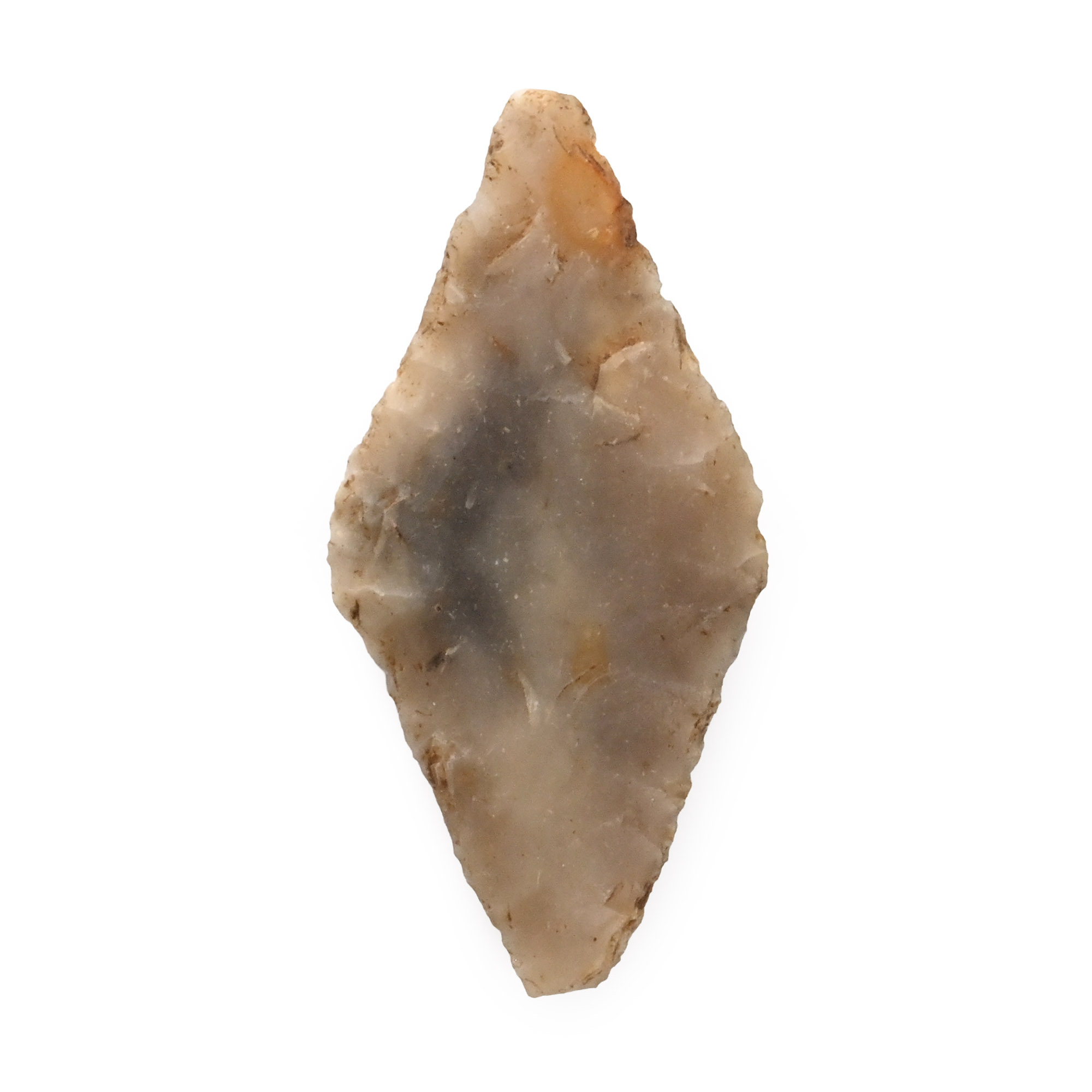 Stone Age Flint Bi-Point Arrowhead