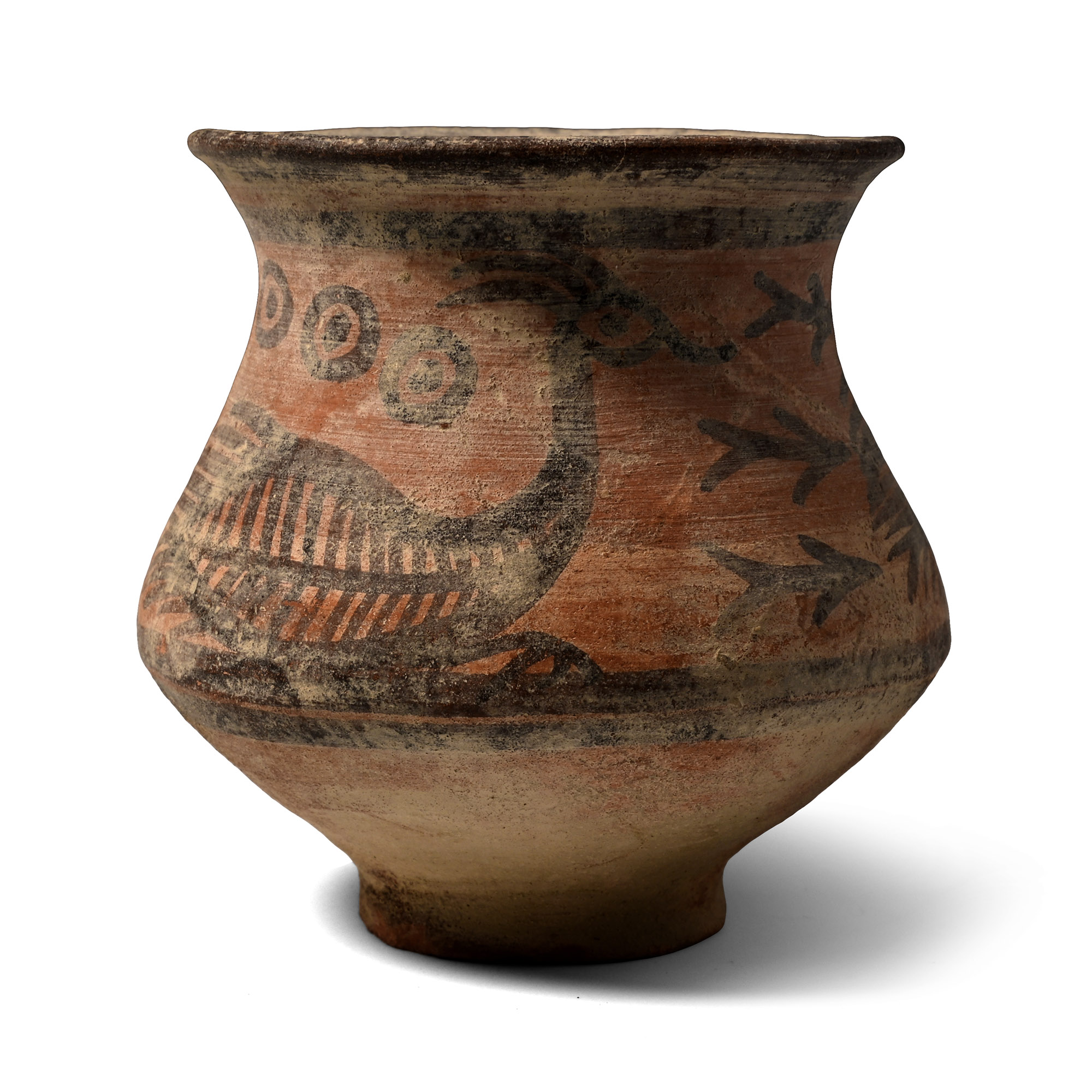 Indus Valley Terracotta Vessel with Birds