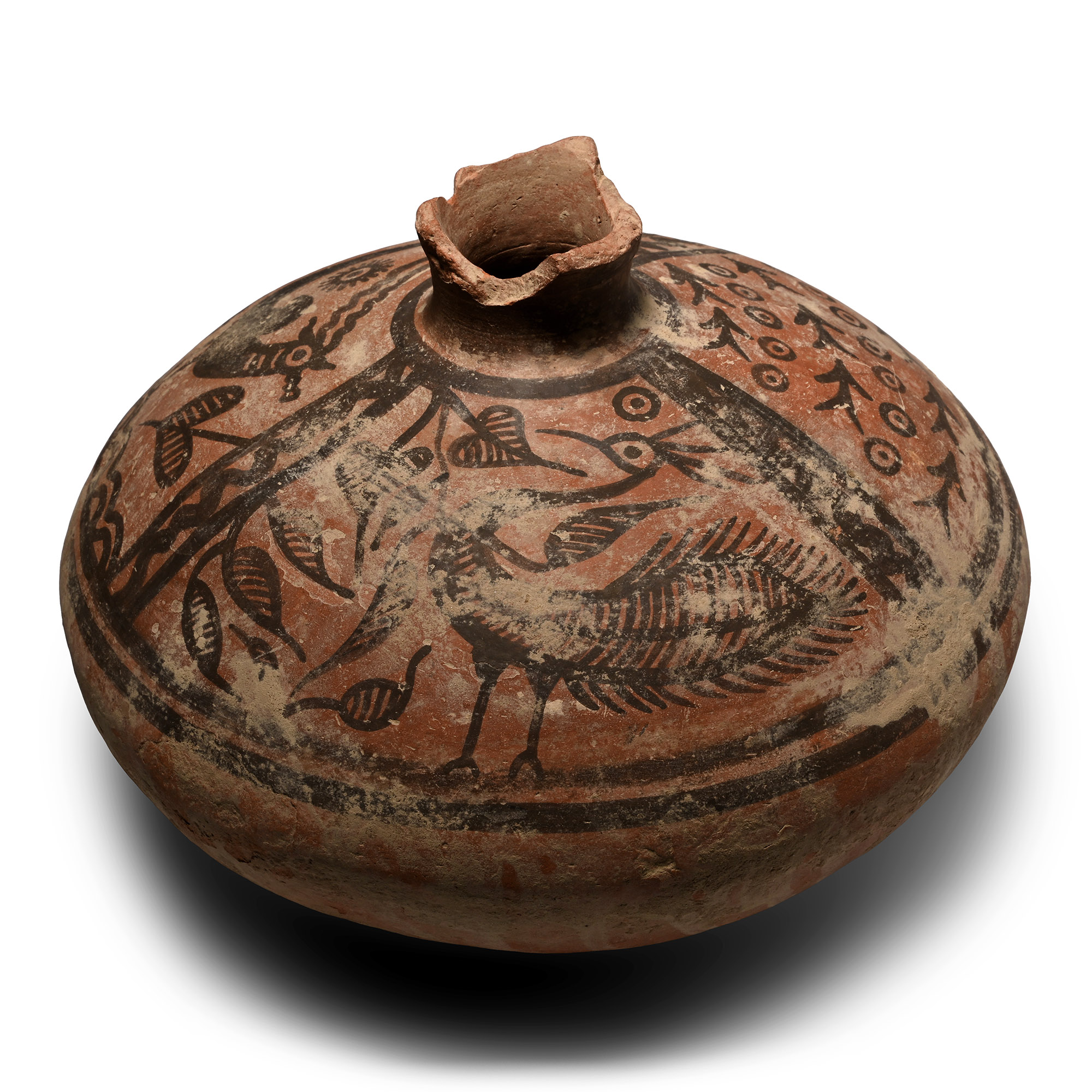 Large Indus Valley Terracotta Vessel with Animals